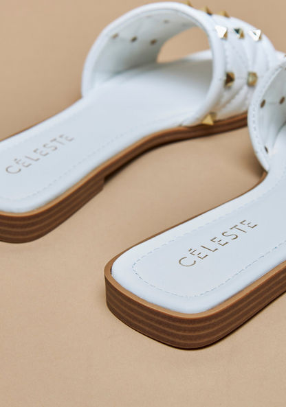 Celeste Women's Embellished Slip-On Sandals-Women%27s Flat Sandals-image-2