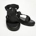Missy Textured Back Strap Sandals with Hook and Loop Closure-Women%27s Flat Sandals-thumbnailMobile-5