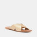 Celeste Women's Slip-On Sandals with Cross-Over Padded Straps-Women%27s Flat Sandals-thumbnailMobile-1