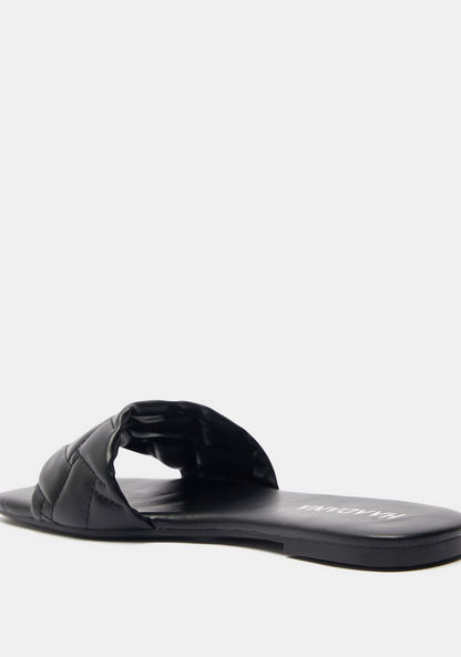 Haadana Quilted Slip-On Sandals