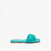 Haadana Textured Slide Sandals-Women%27s Flat Sandals-thumbnail-1
