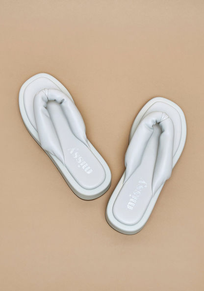 Missy Solid Slip-On Flatform Sandals