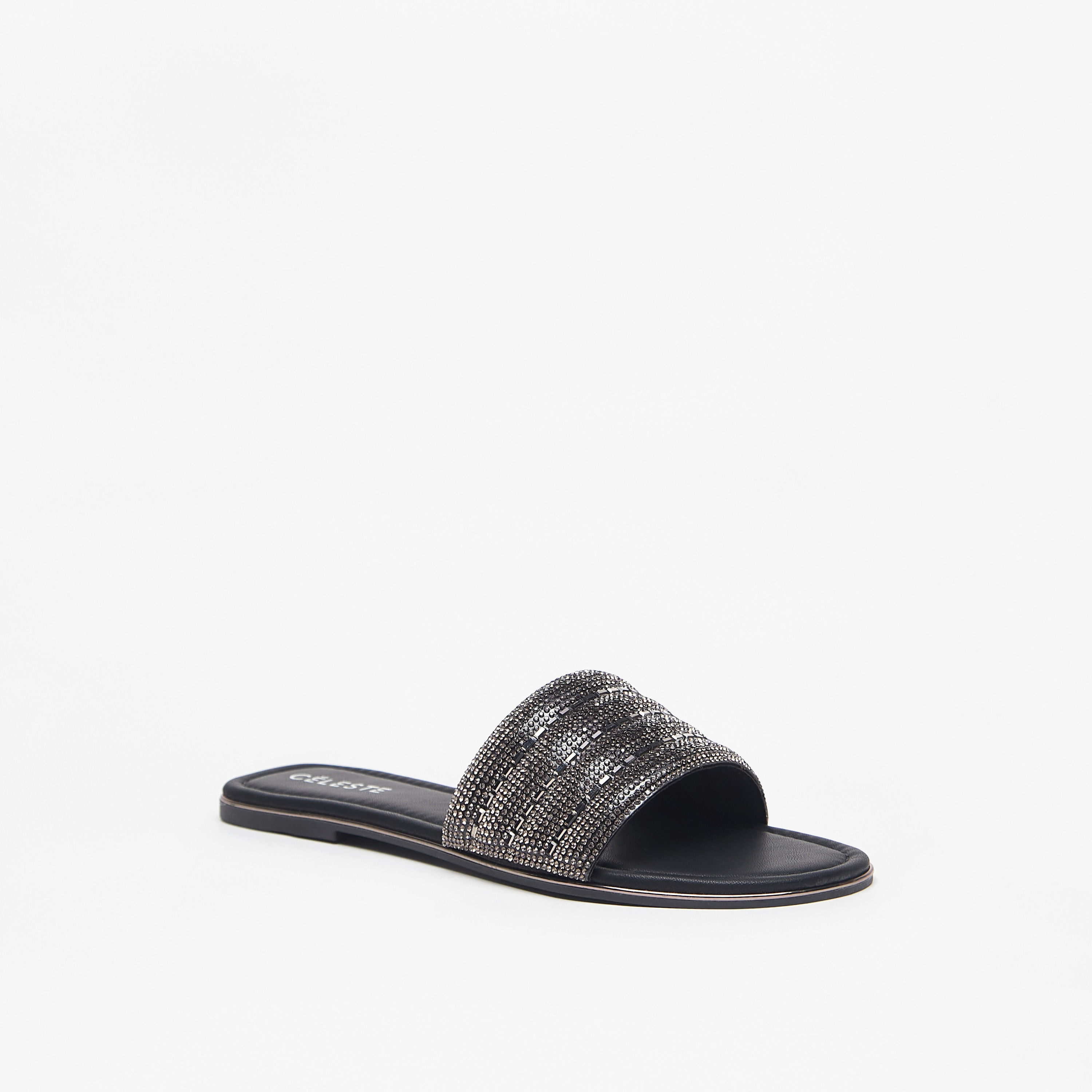 صندل خفيف سهل الارتداء ومزين للنساء من سيليست-women-shoes-flats-sandals-image-1