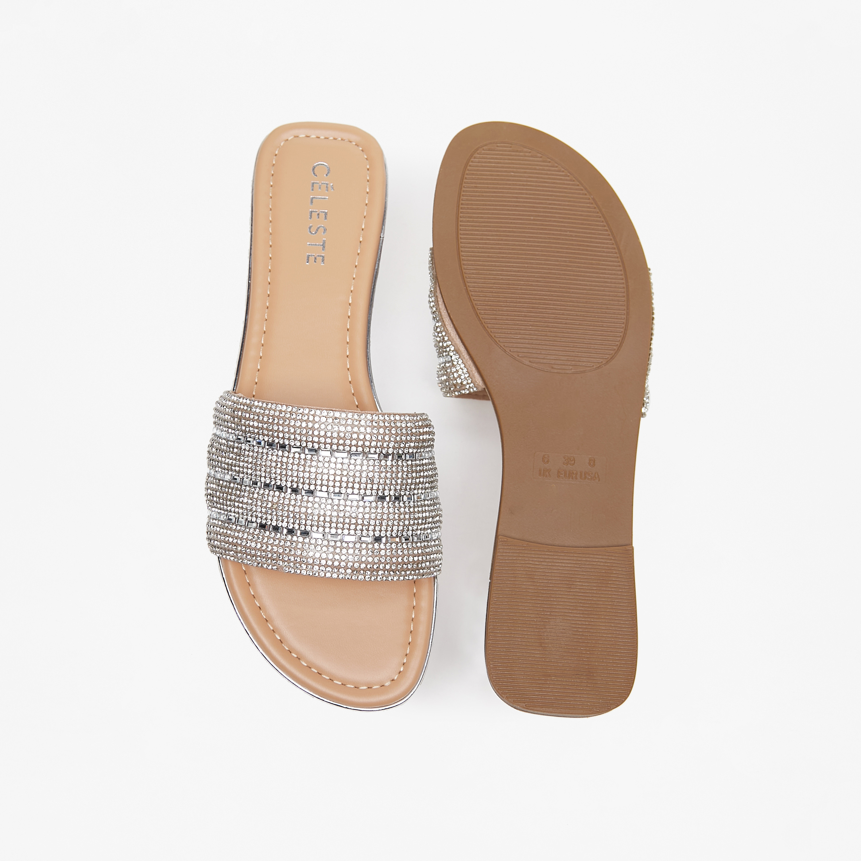 صندل خفيف سهل الارتداء ومزين للنساء من سيليست-women-shoes-flats-sandals-image-9