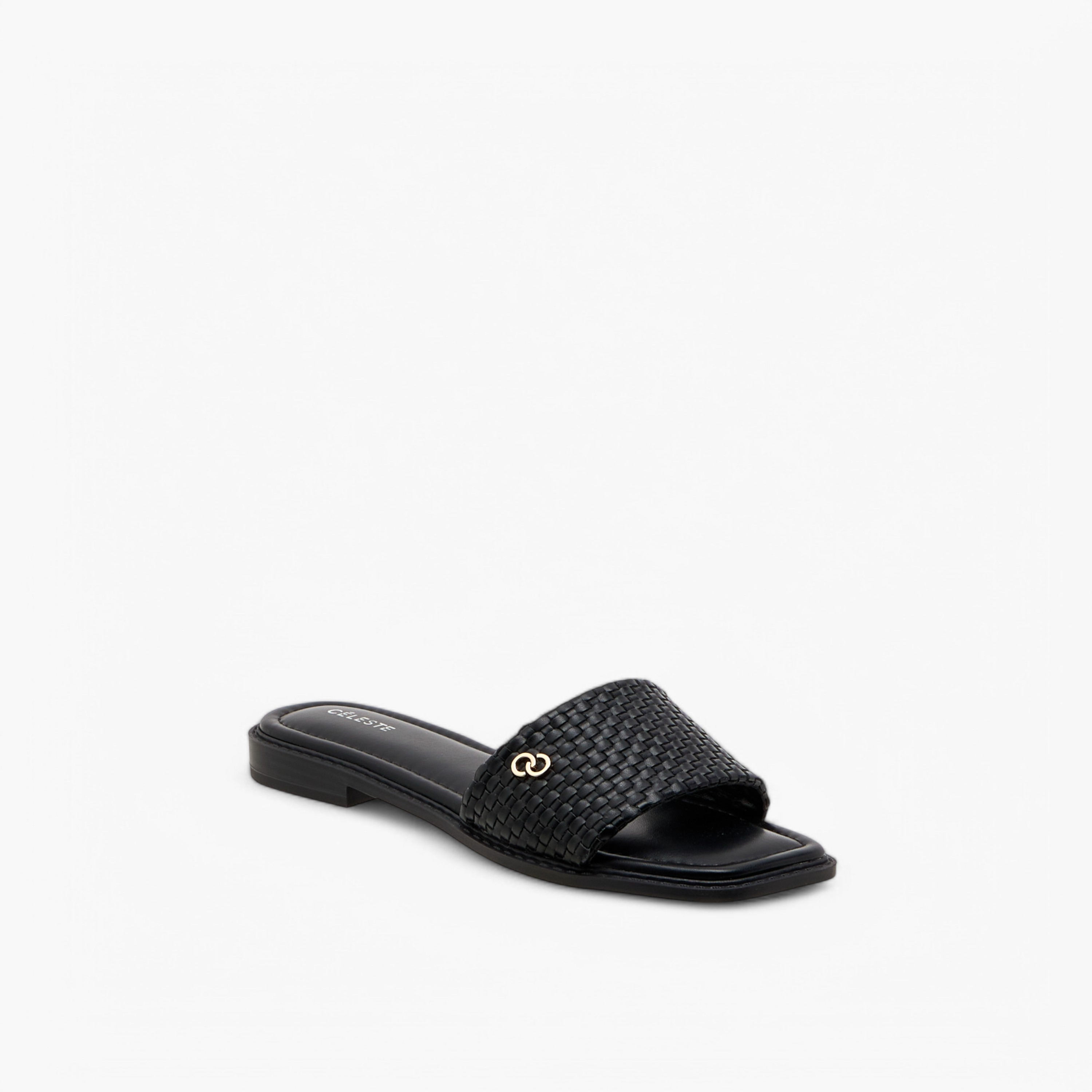 Celeste Women's Textured Slip-On Flat Sandals-women-shoes-flats-sandals-image-2