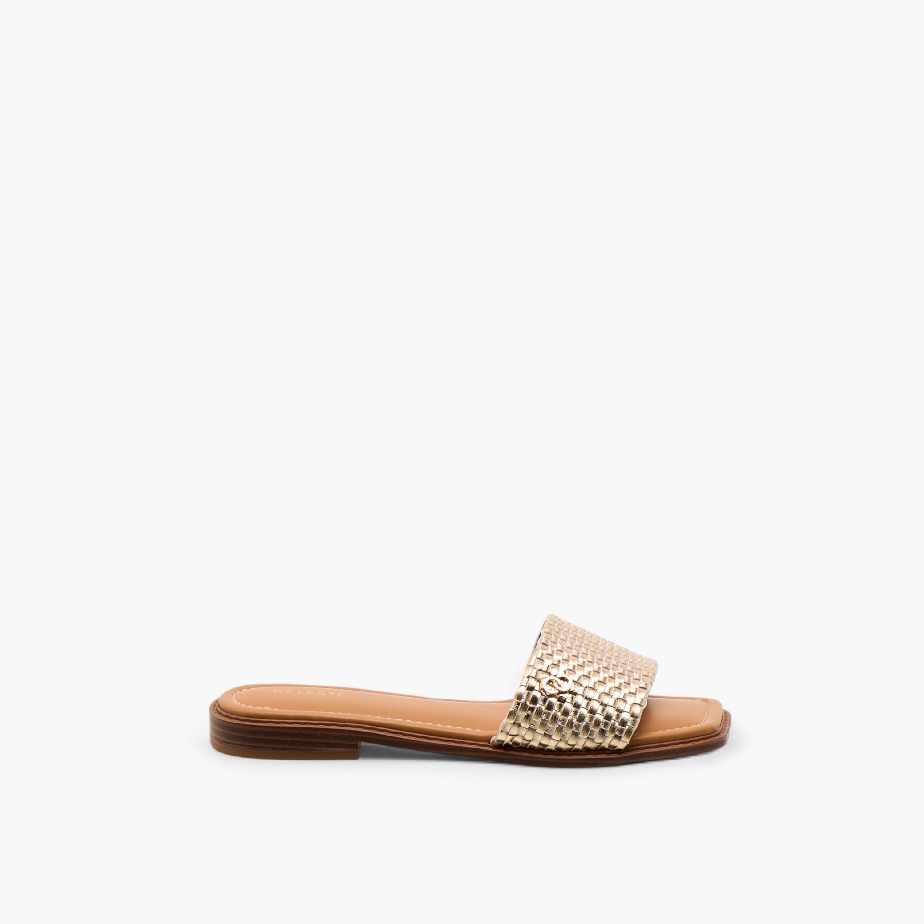 Celeste Women's Textured Slip-On Flat Sandals-women-shoes-flats-sandals-image-3