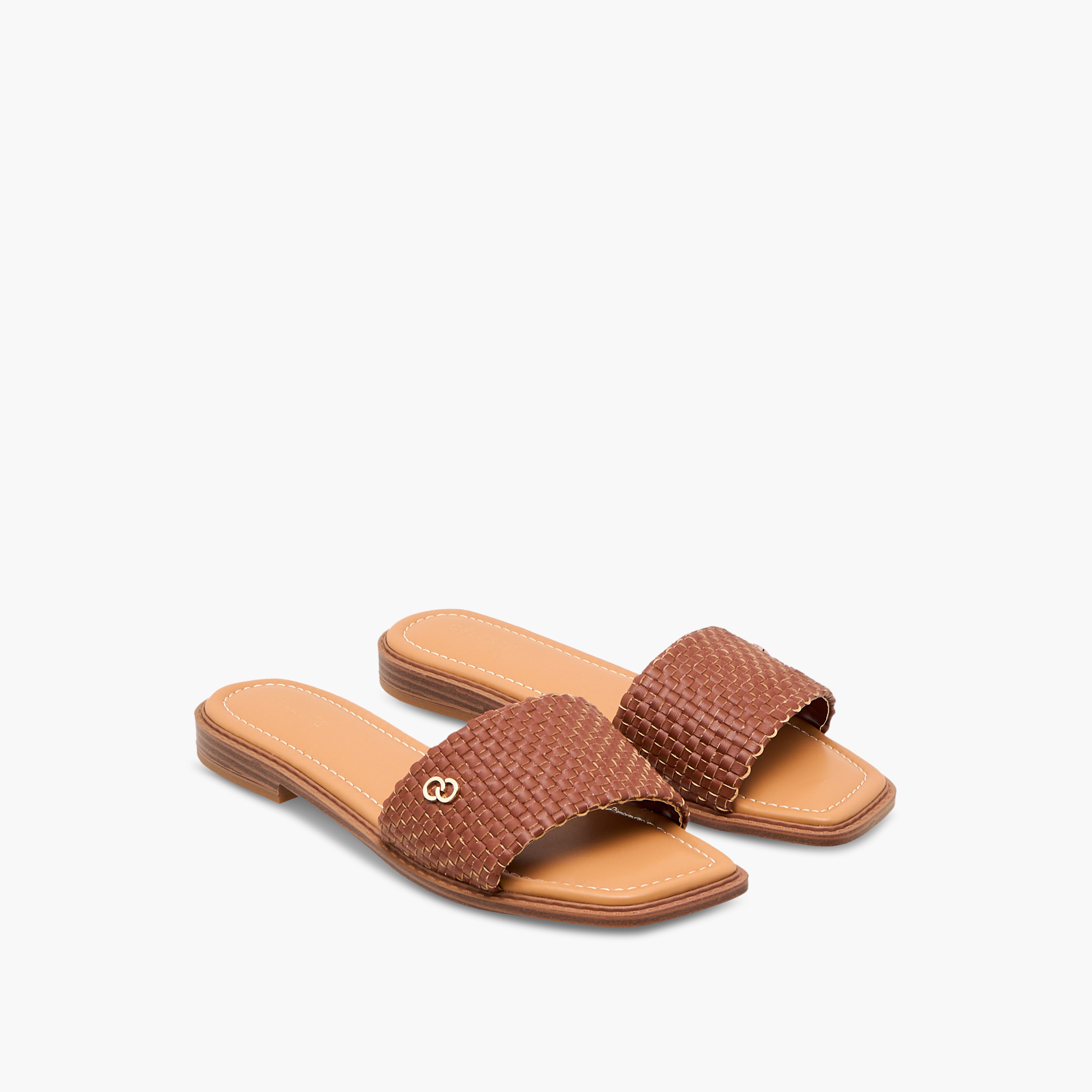 Celeste Women's Textured Slip-On Flat Sandals-women-shoes-flats-sandals-image-1