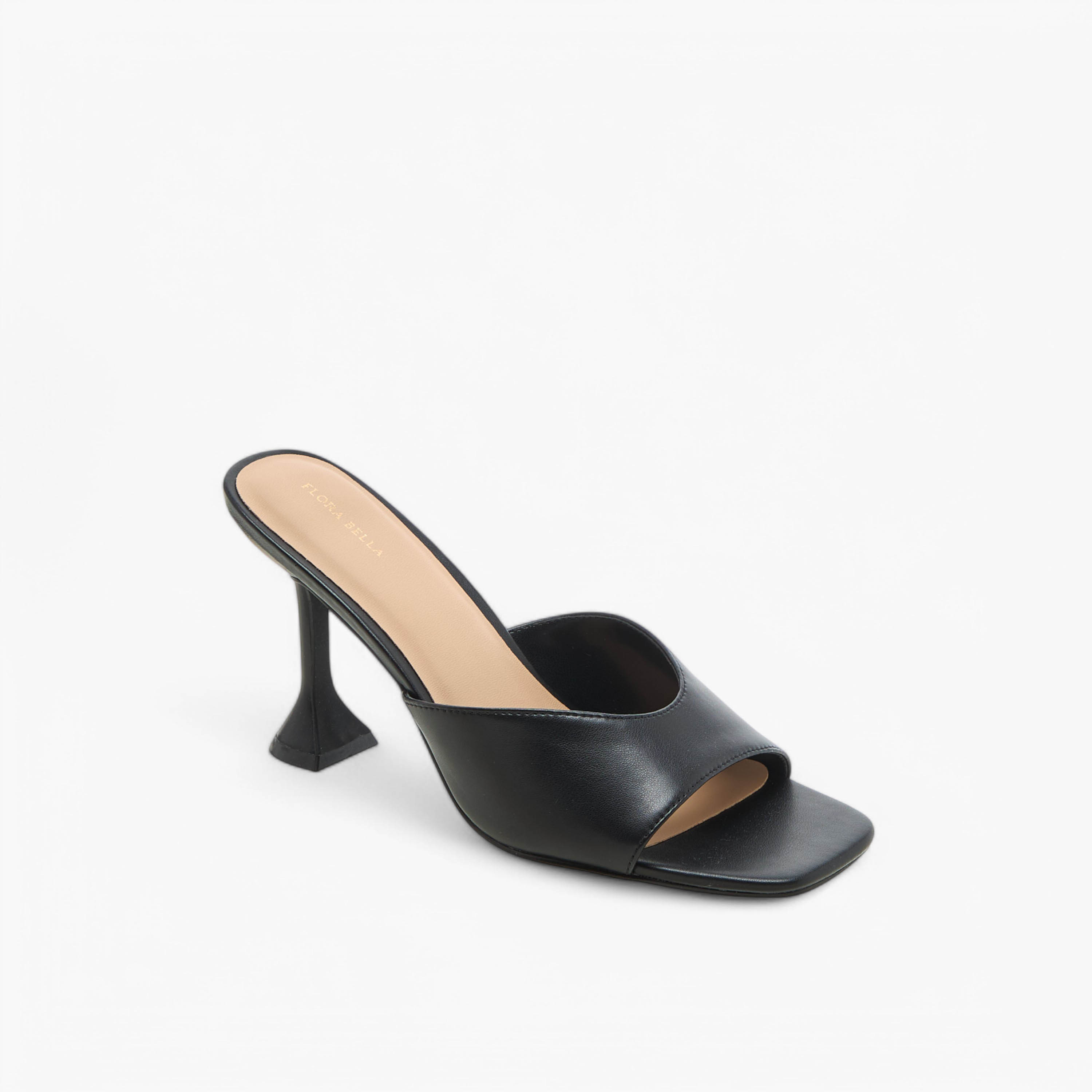 صندل سادة سهل الارتداء بكعب رفيع من فلورا بيلا-women-shoes-sandals-heeled-image-2