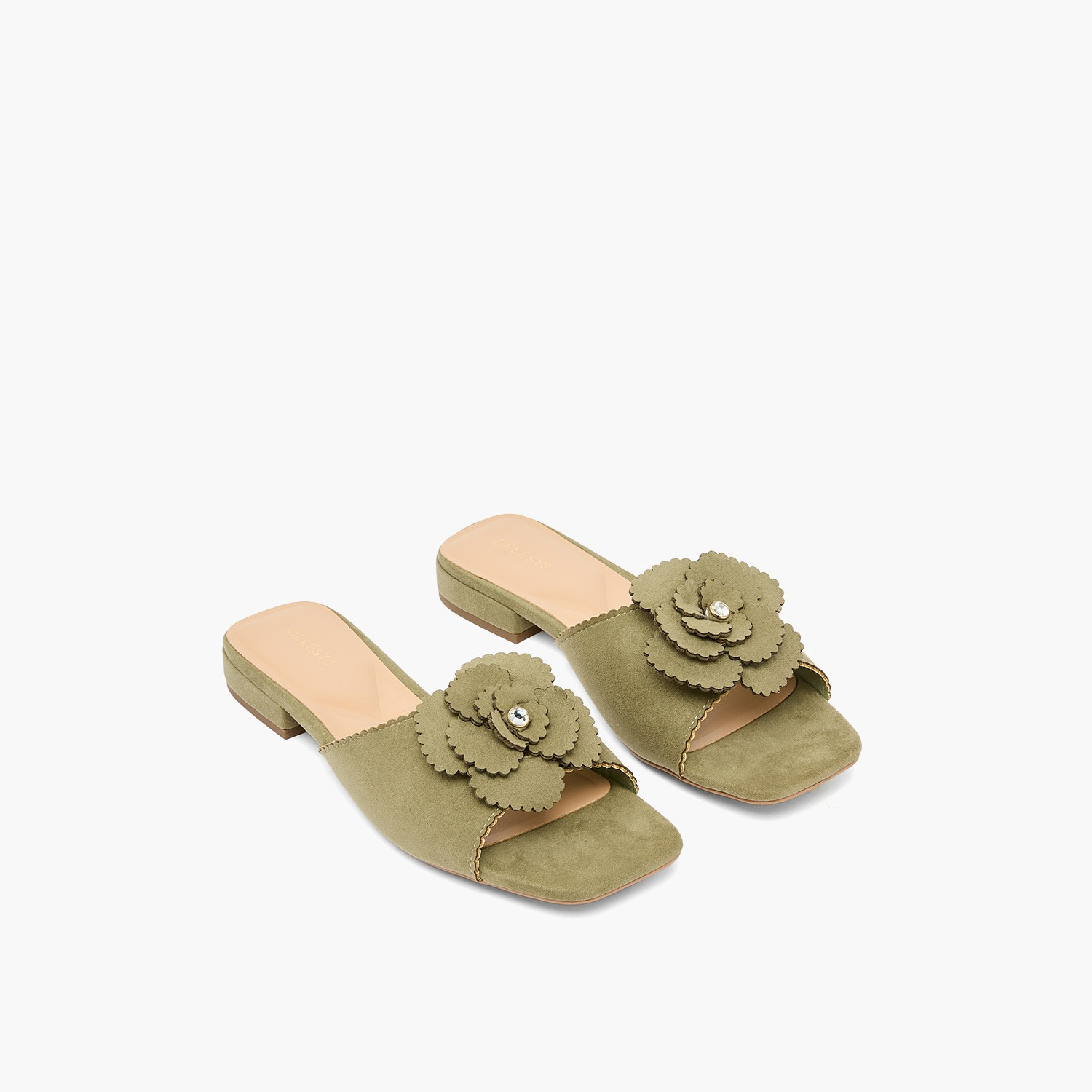 صندل بزينة زهور للنساء من سيليست-women-shoes-flats-sandals-image-1