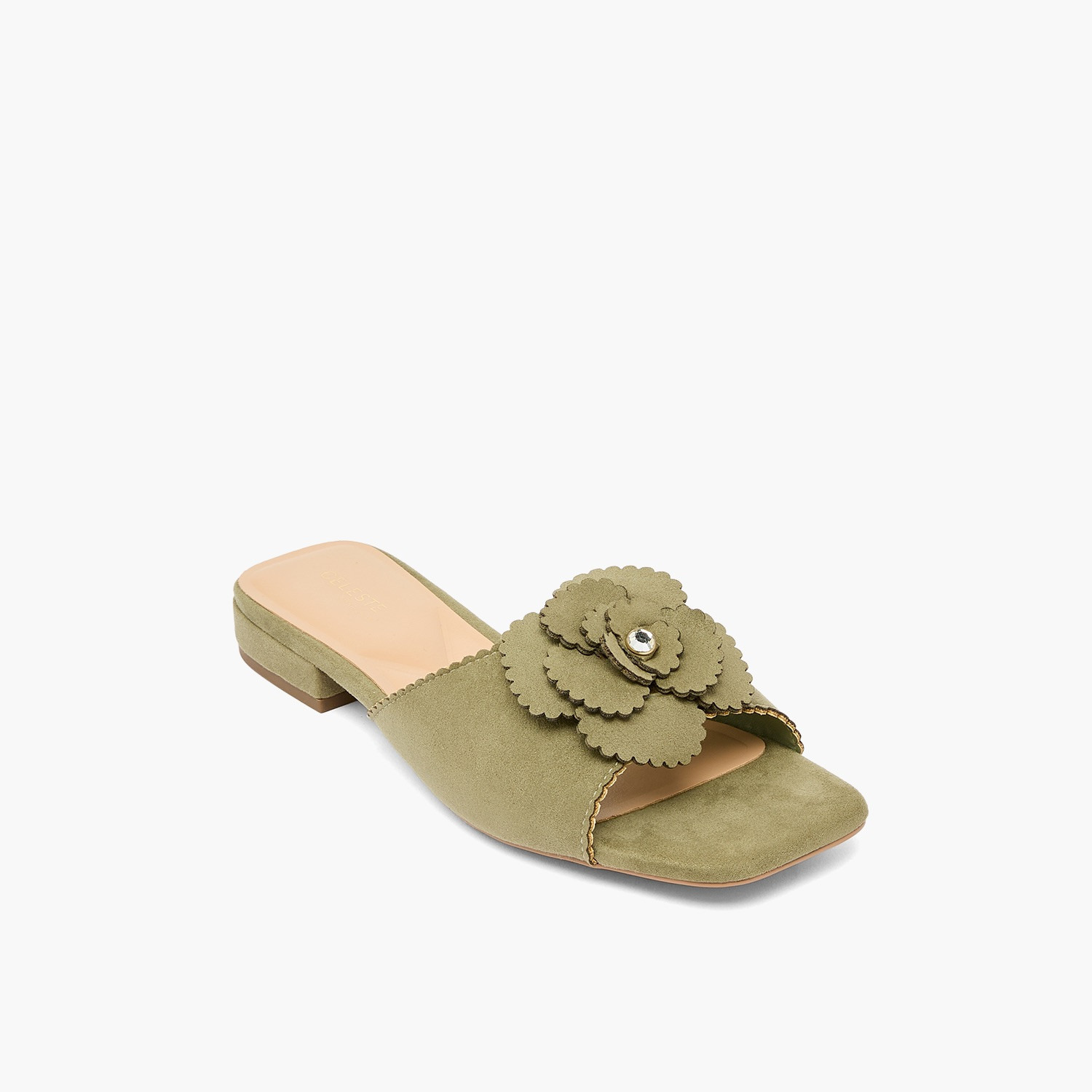 صندل بزينة زهور للنساء من سيليست-women-shoes-flats-sandals-image-2