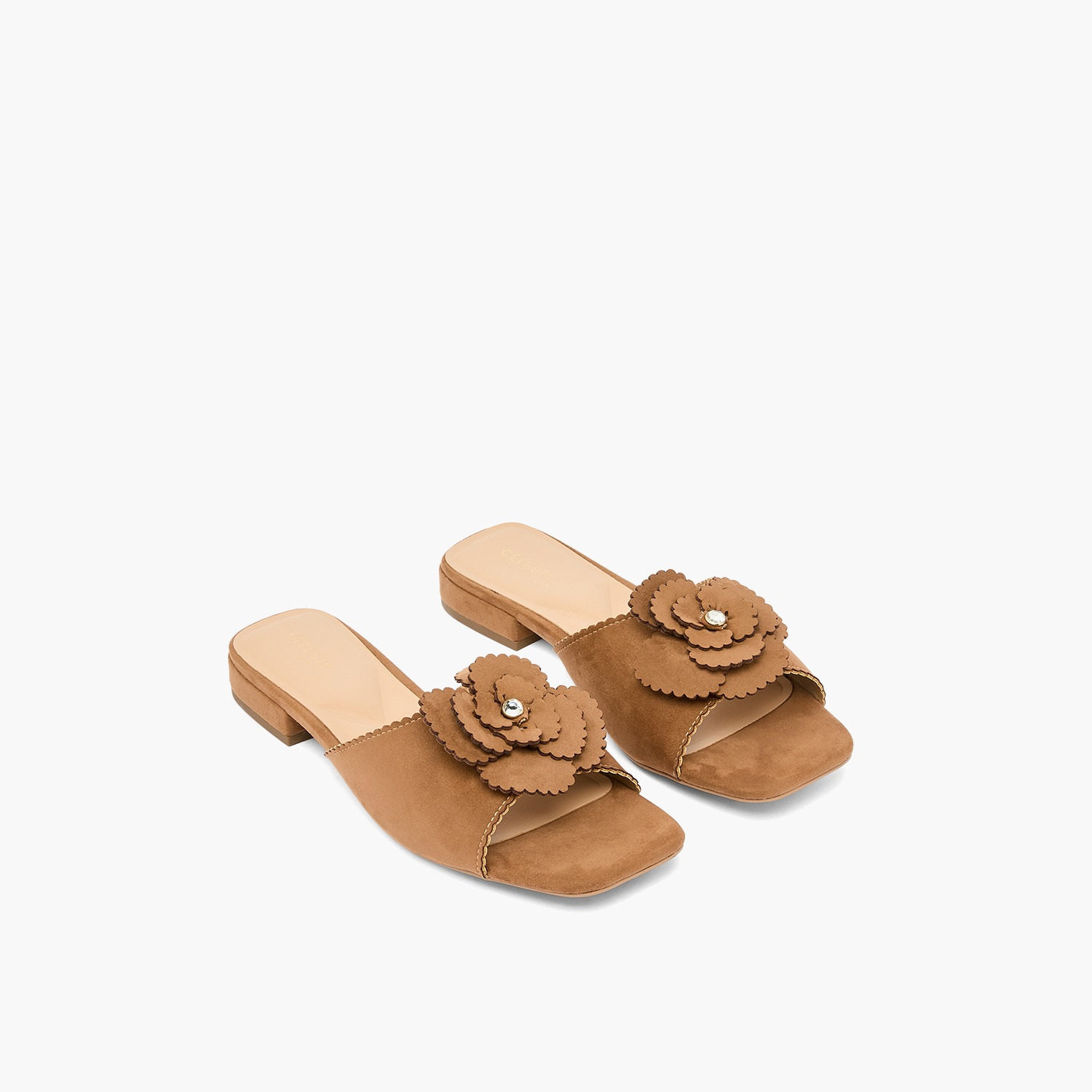 صندل بزينة زهور للنساء من سيليست-women-shoes-flats-sandals-image-1
