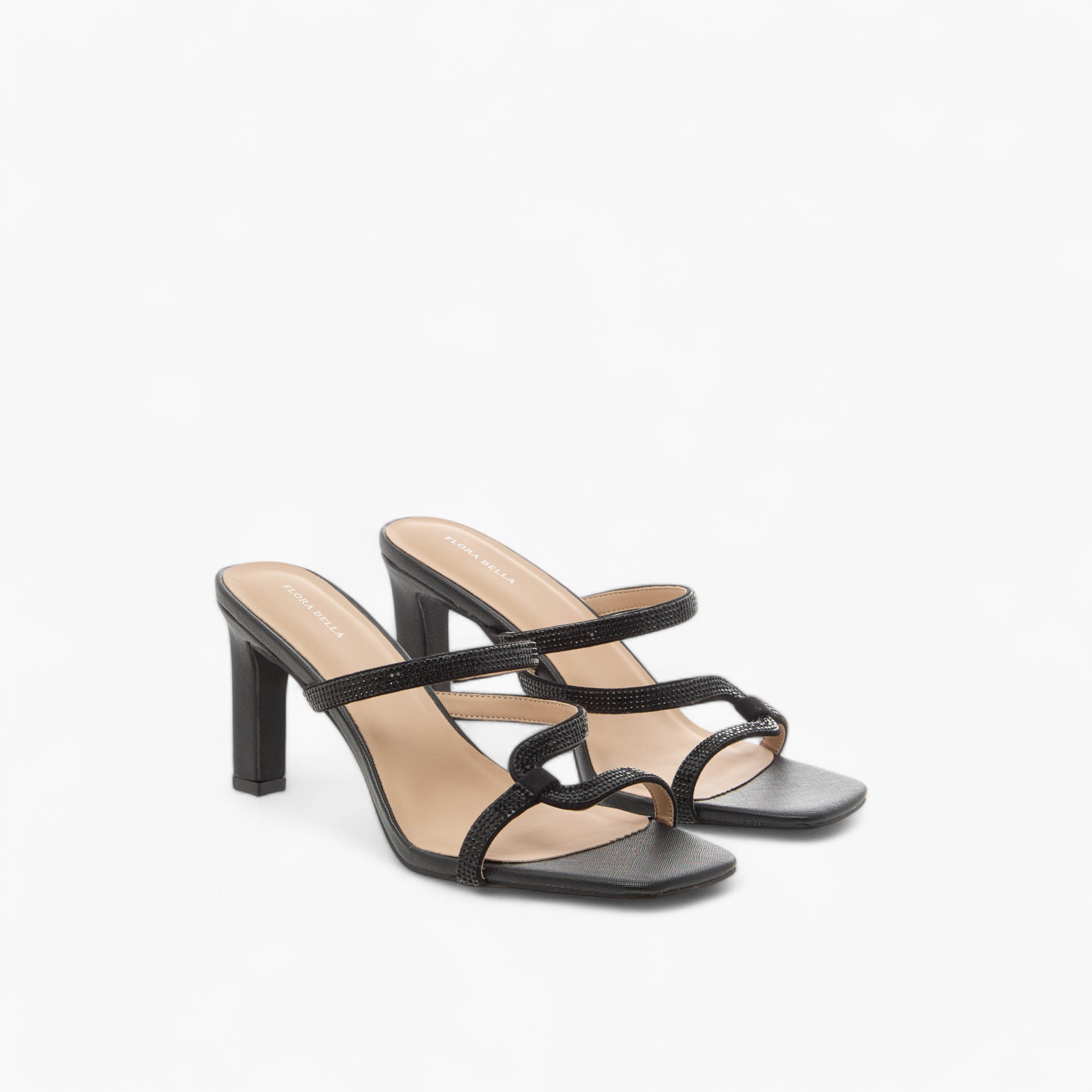 Flora Bella Embellished Slip-On Sandals with Block Heels-women-shoes-sandals-heeled-image-1