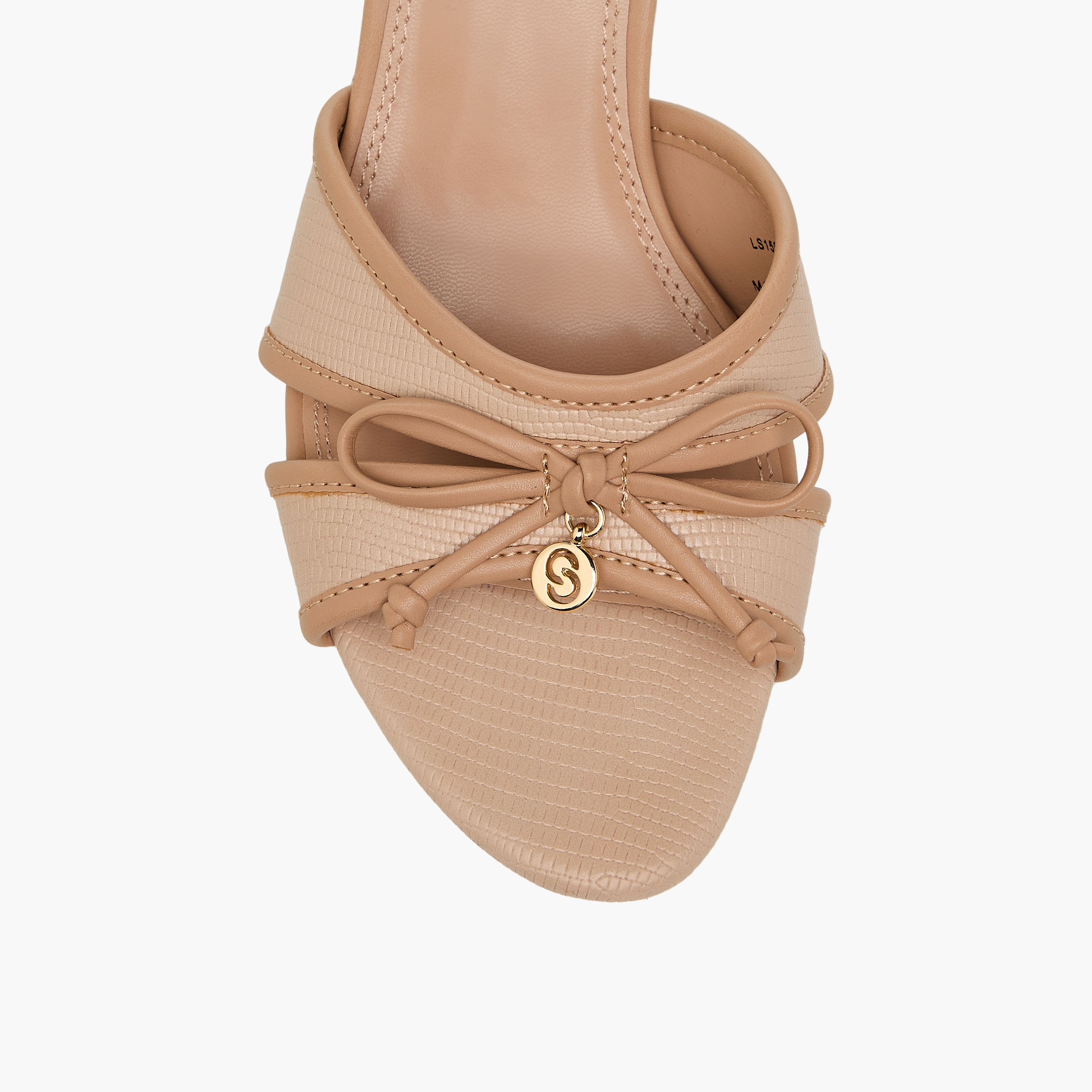 صندل بتفاصيل فيونكة سهل الارتداء مع كعب مدبب للنساء من سيليست-women-shoes-sandals-heeled-image-14