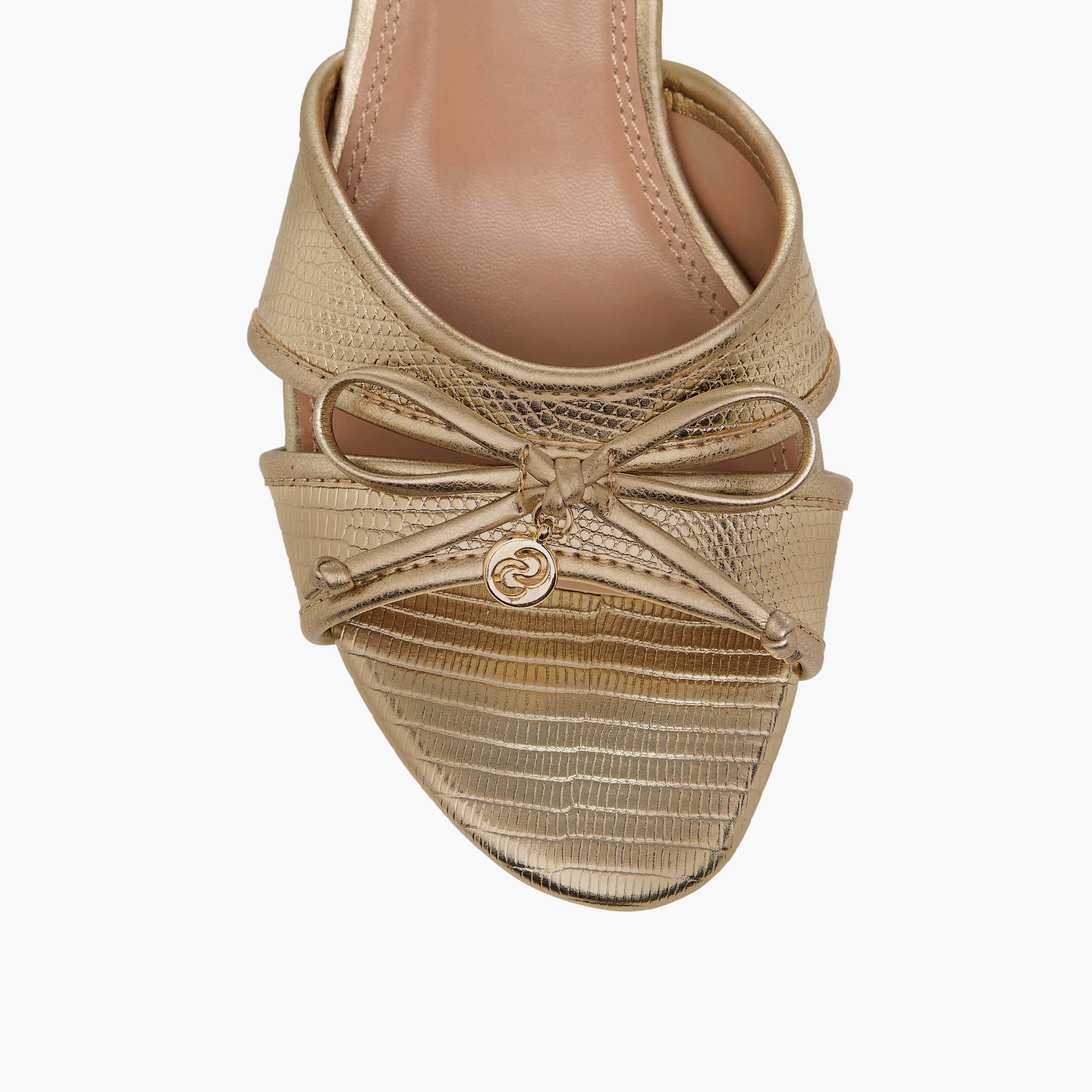 Celeste Women's Bow Detail Slip-On Sandals with Flared Heels-women-shoes-sandals-heeled-image-4