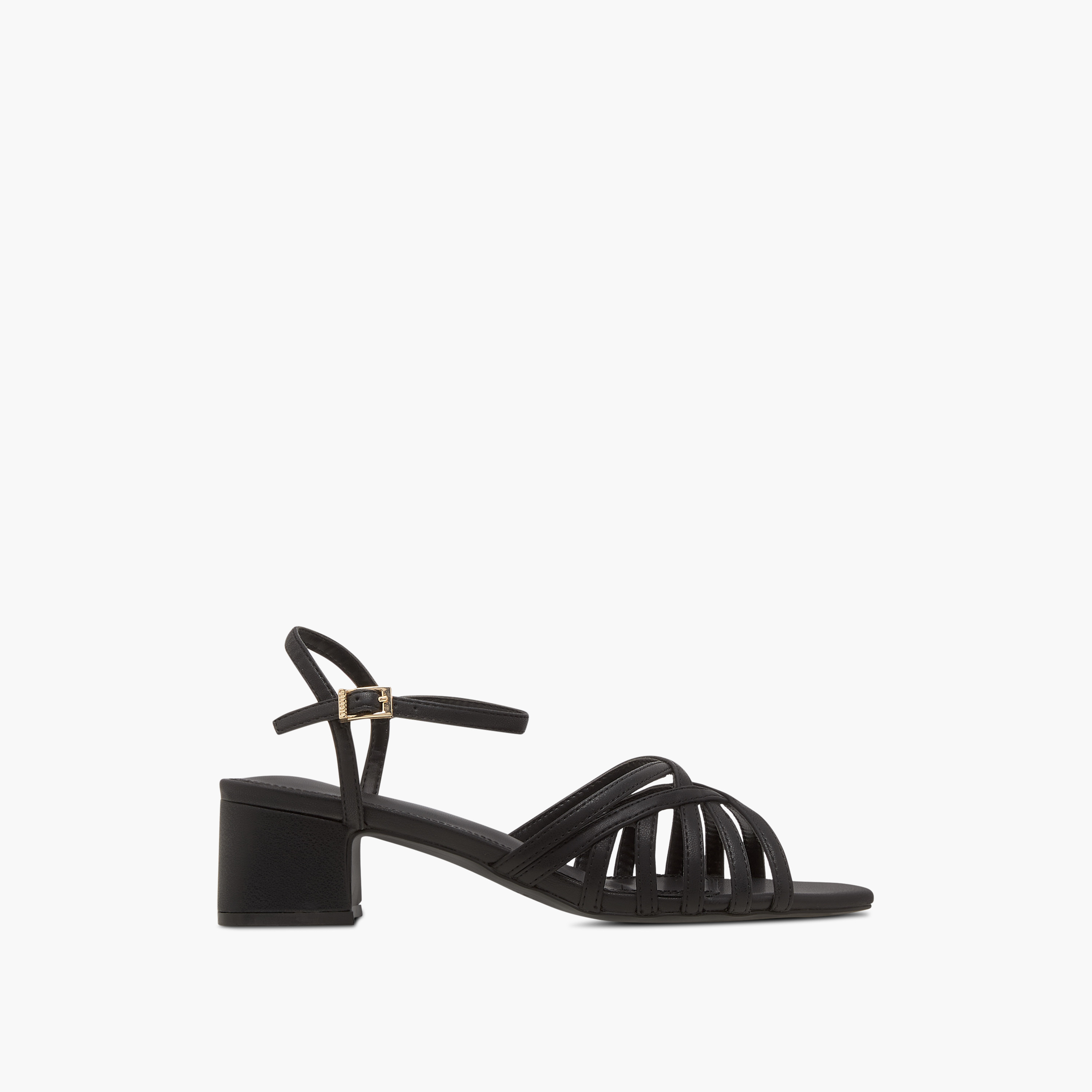 Celeste Women Cross-Strap Sandals with Pin Buckle Closure and Block Heels-women-shoes-sandals-heeled-image-3