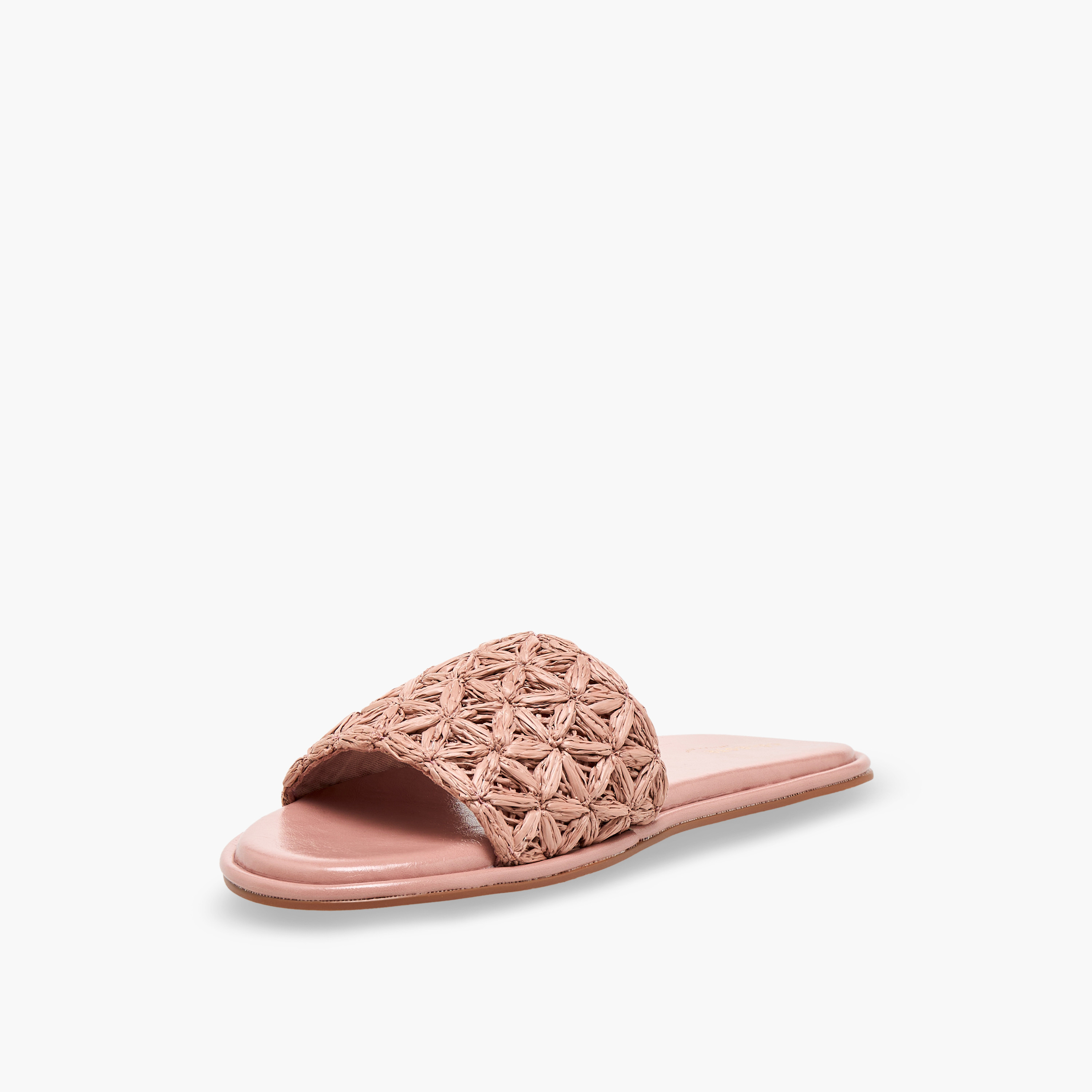 Celeste Women Weave Textured Slide Sandals-women-shoes-sandals-flats-image-6