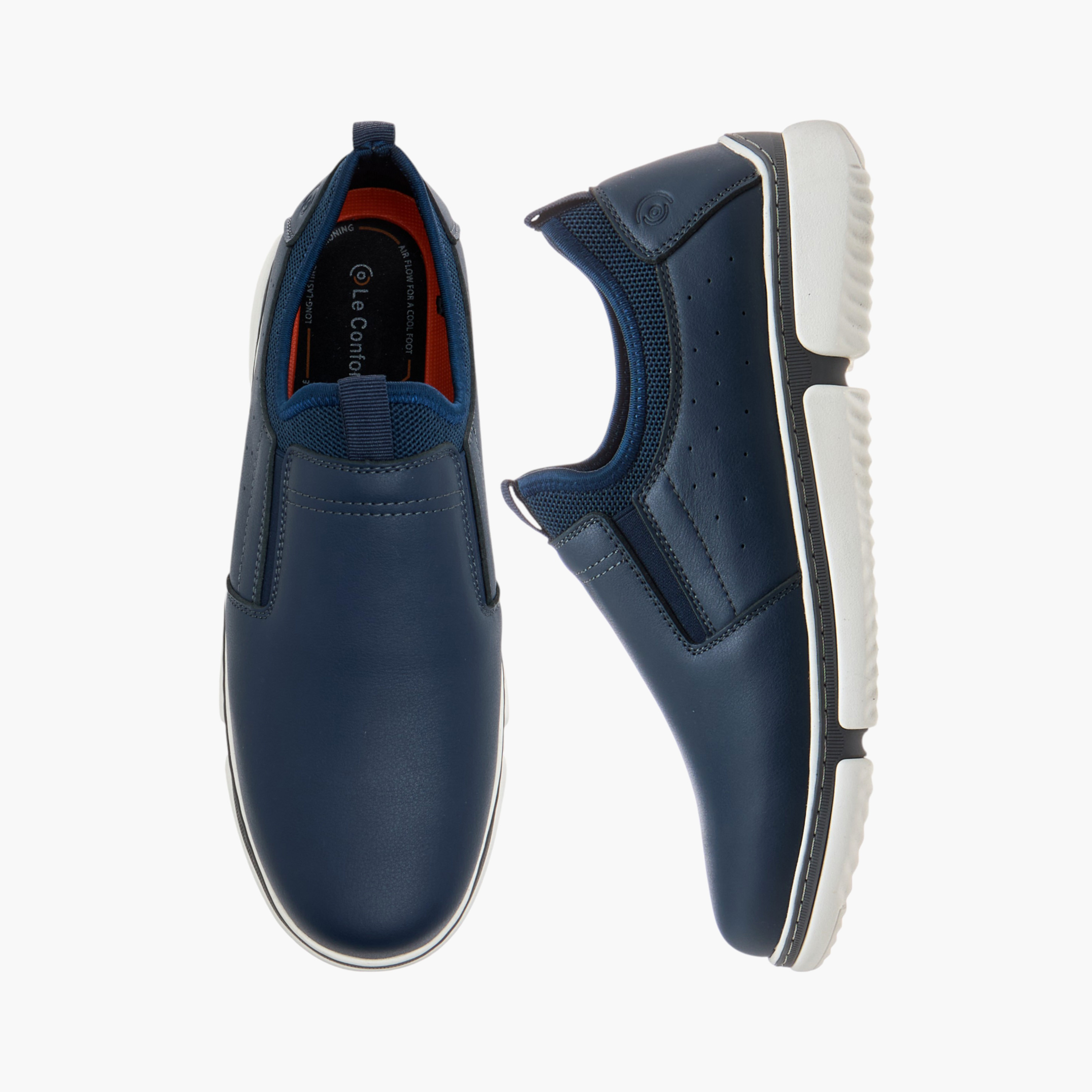 Le Confort Textured Slip-On Comfort Loafers-men-shoes-loafersandmoccasins-image-1