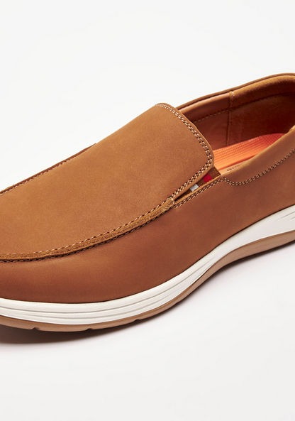 Le Confort Leather Slip-On Loafers with Pull Tabs-Men%27s Casual Shoes-image-5
