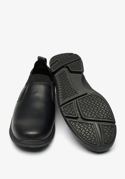 Le Confort Solid Slip-On Loafers with Pull Up Tab