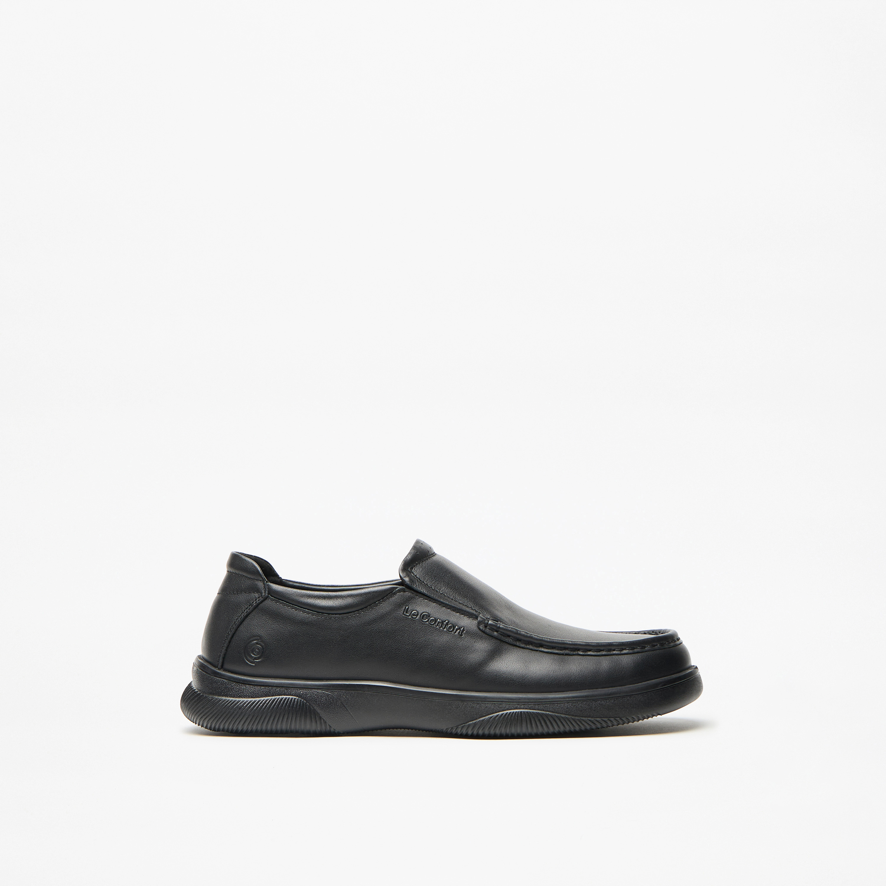 حذاء سادة سهل الارتداء من لو كونفورت-men-shoes-loafersandmoccasins-image-3