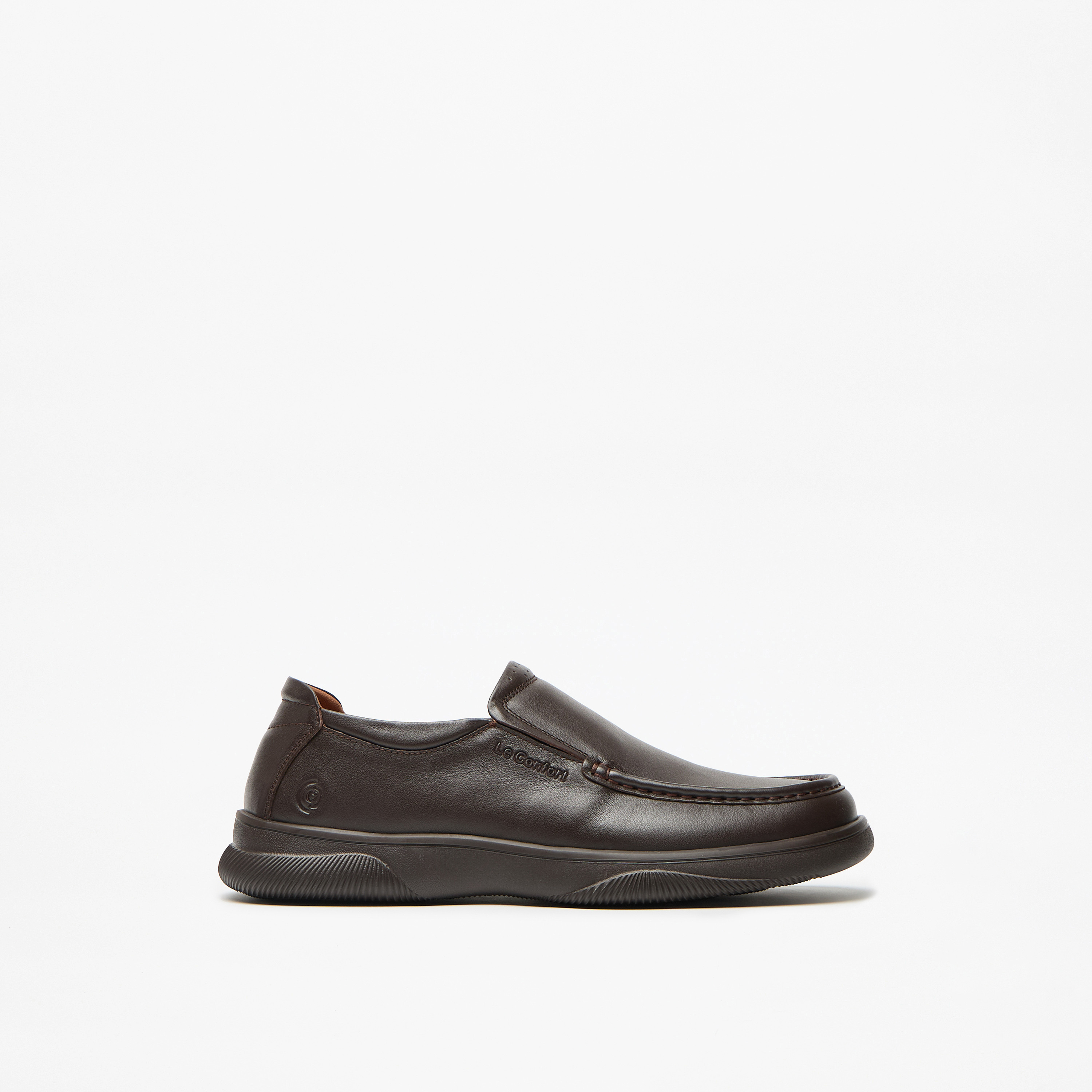 حذاء سادة سهل الارتداء من لو كونفورت-men-shoes-loafersandmoccasins-image-3