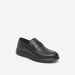 Le Confort Solid Slip-On Leather Loafers-Loafers-thumbnailMobile-1