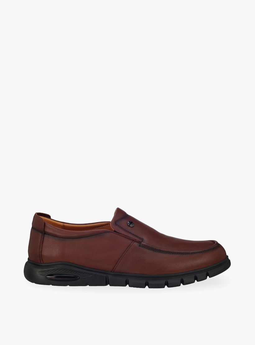 حذاء جلد سهل الارتداء للرجال من لو كونفورت-men-shoes-formalshoes-image-3