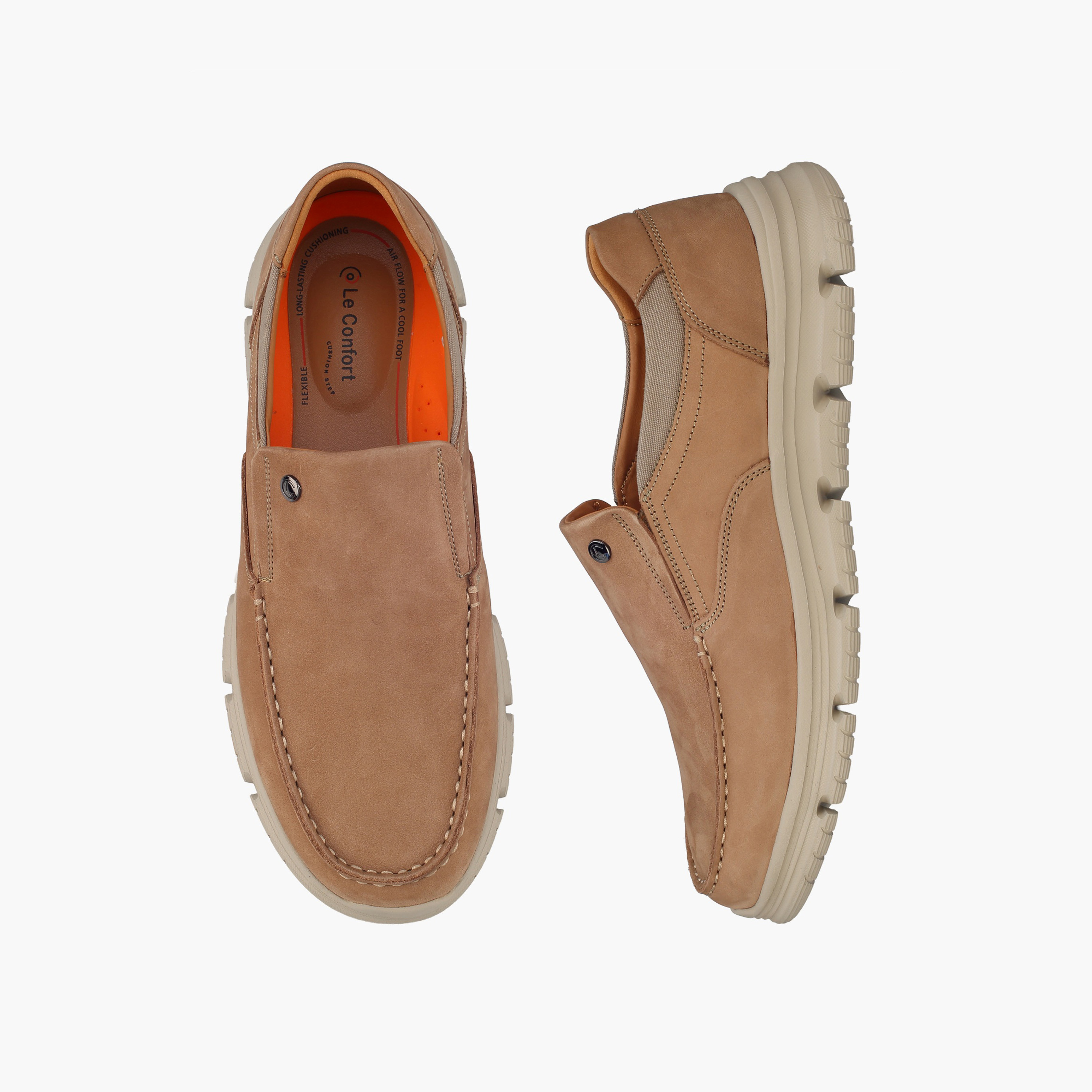 حذاء جلد سهل الارتداء للرجال من لو كونفورت-men-shoes-loafersandmoccasins-image-1