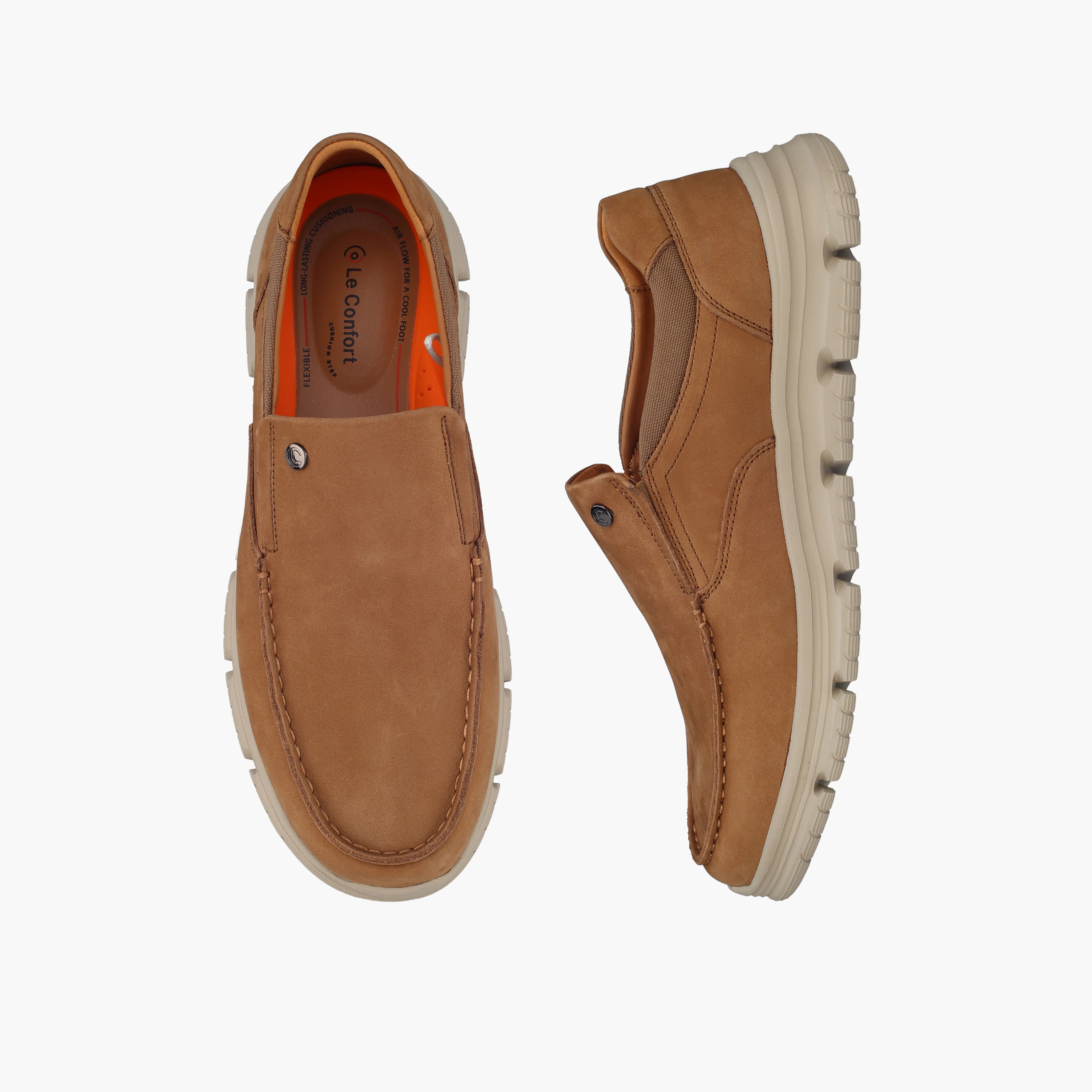 حذاء جلد سهل الارتداء للرجال من لو كونفورت-men-shoes-loafersandmoccasins-image-1