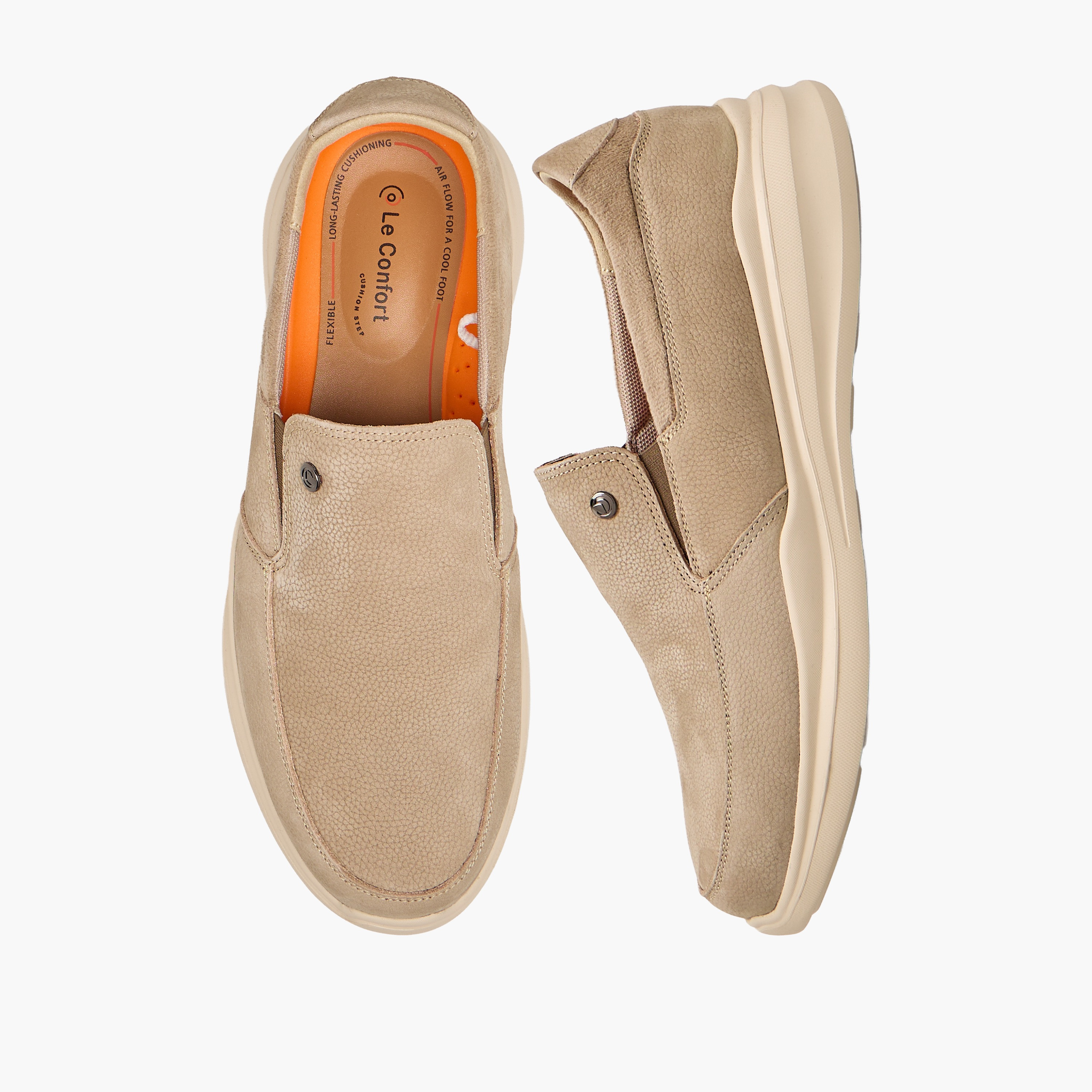حذاء لوفر جلد سهل الارتداء للرجال من لو كونفورت-men-shoes-formalshoes-image-1