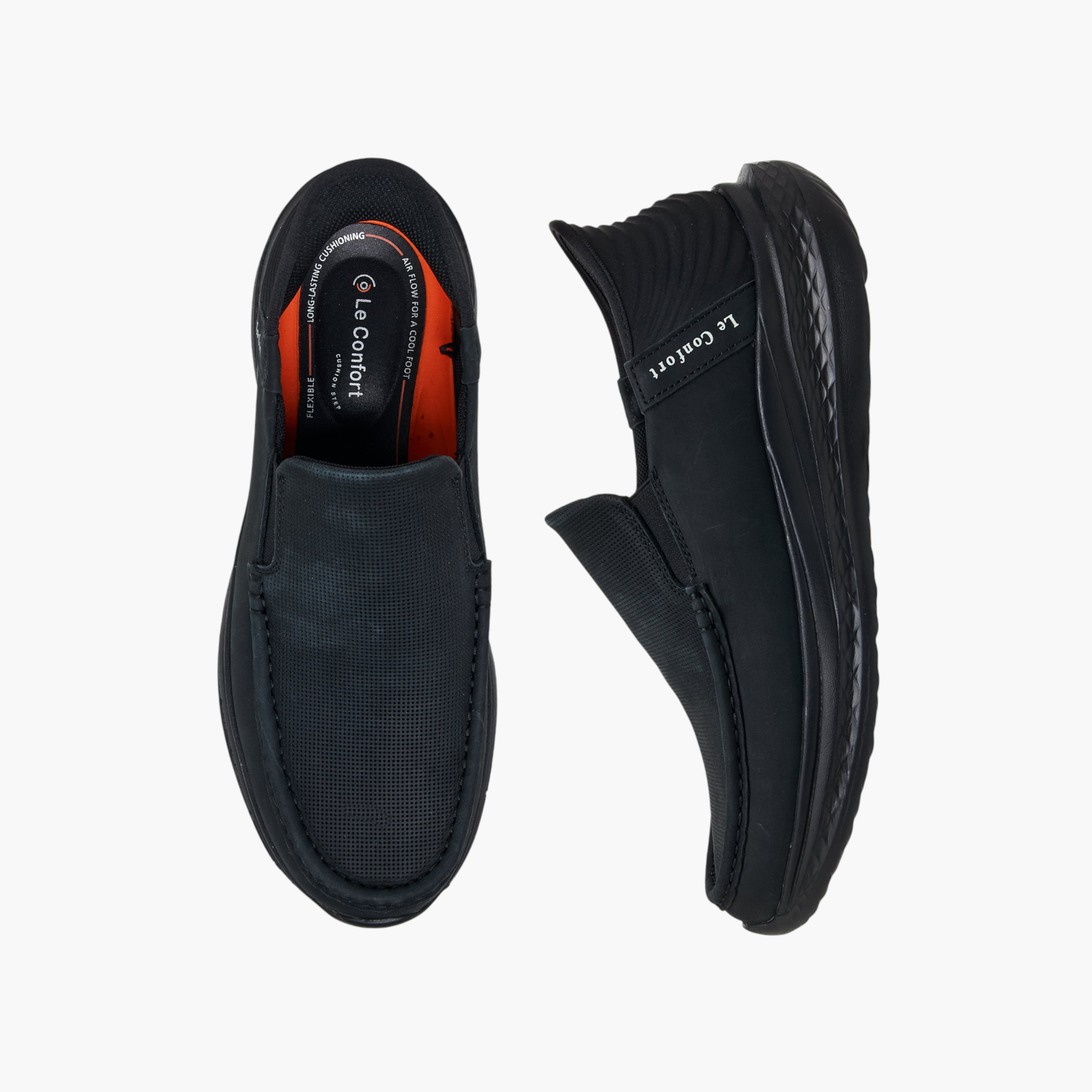 Le Confort Men Genuine Leather Slip-On Loafers-men-shoes-loafersandmoccasins-image-1