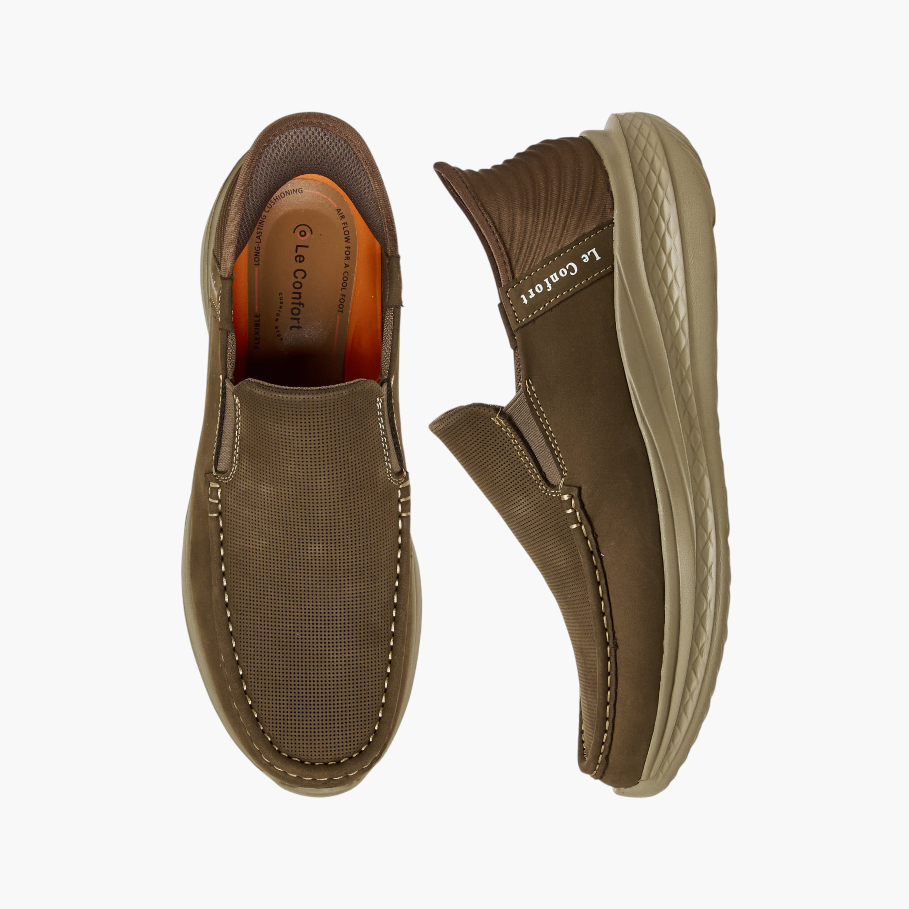 Le Confort Men Genuine Leather Slip-On Loafers-men-shoes-loafersandmoccasins-image-1