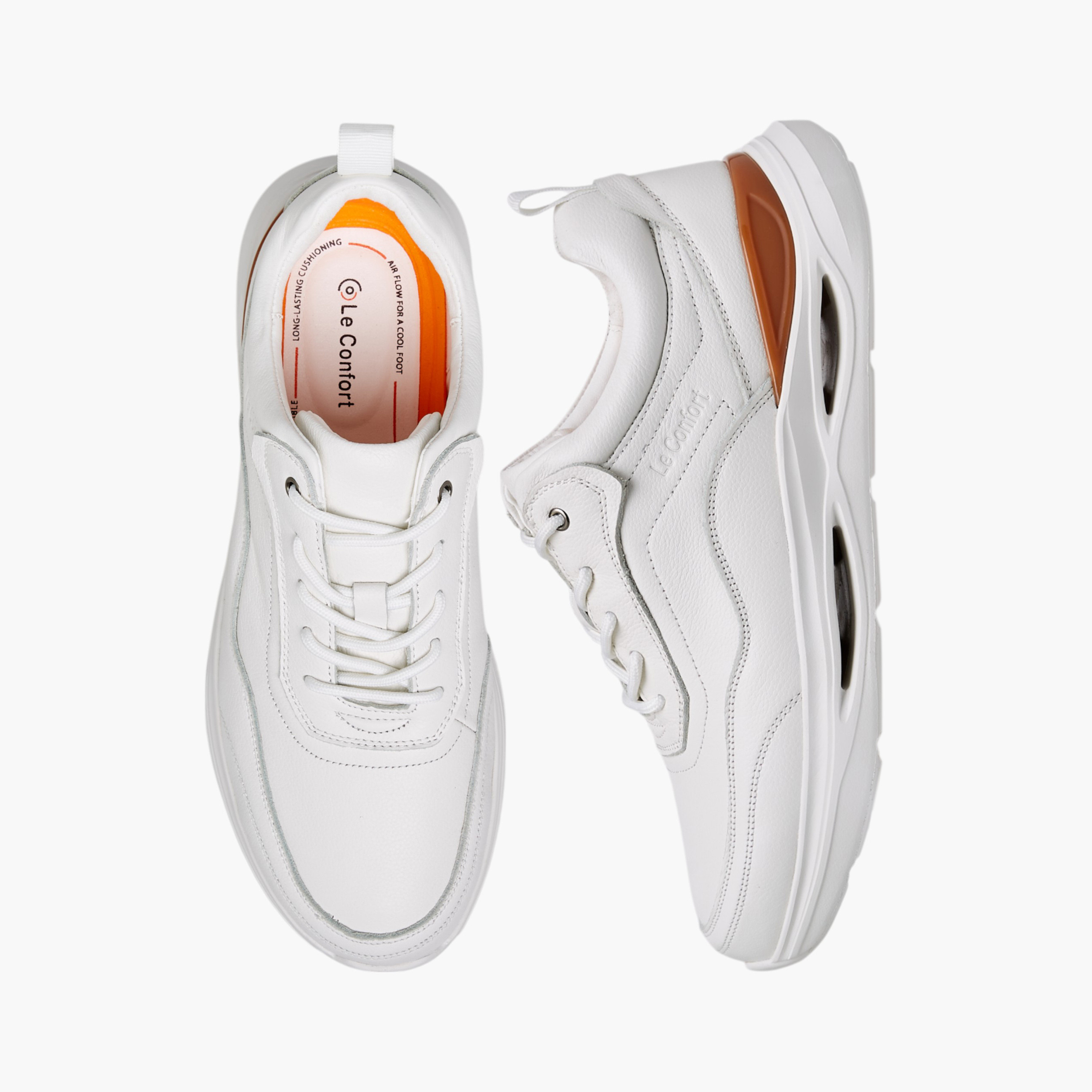 حذاء سنيكرز جلد برباط من لو كونفورت -men-shoes-sneakers-image-1
