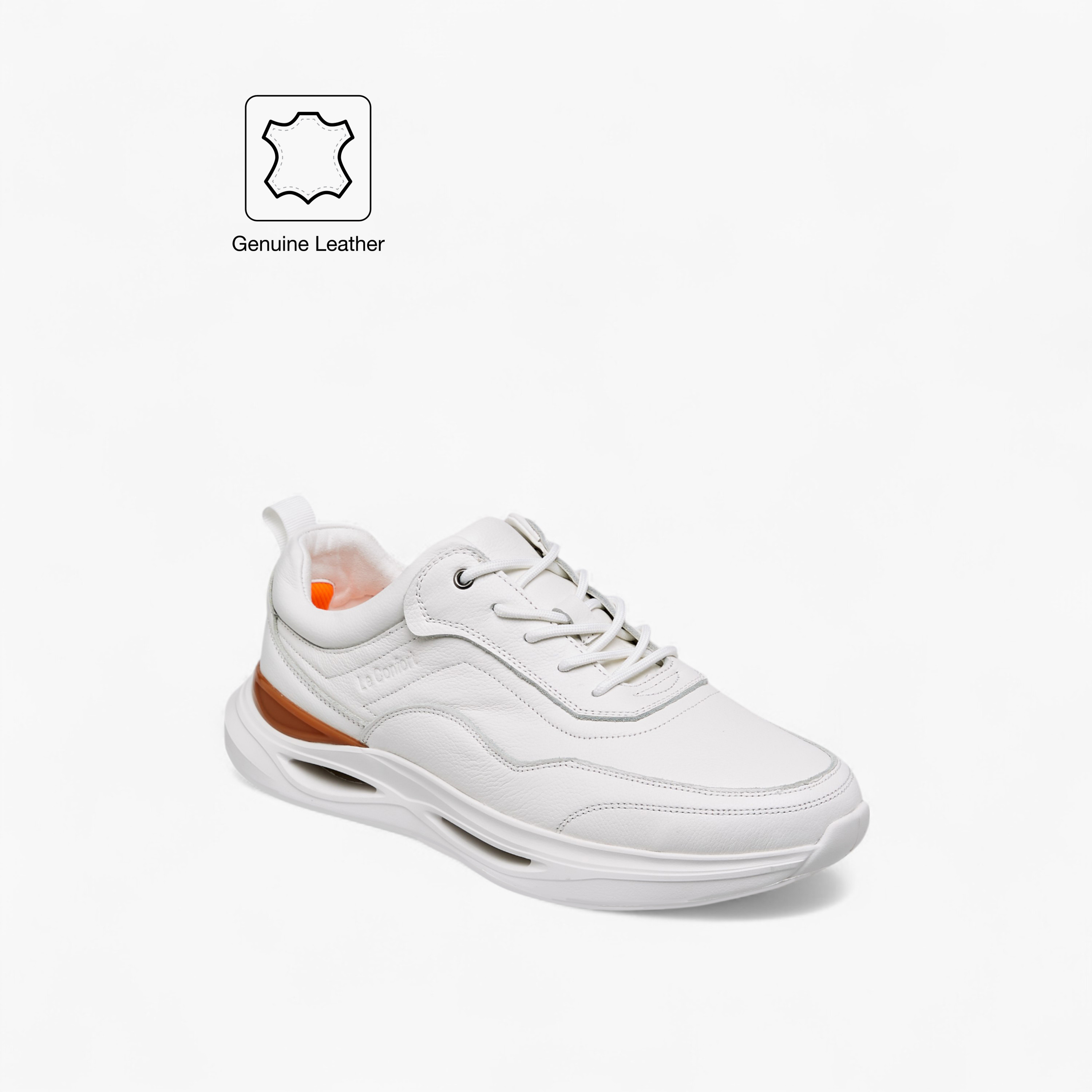 حذاء سنيكرز جلد برباط من لو كونفورت -men-shoes-sneakers-image-2
