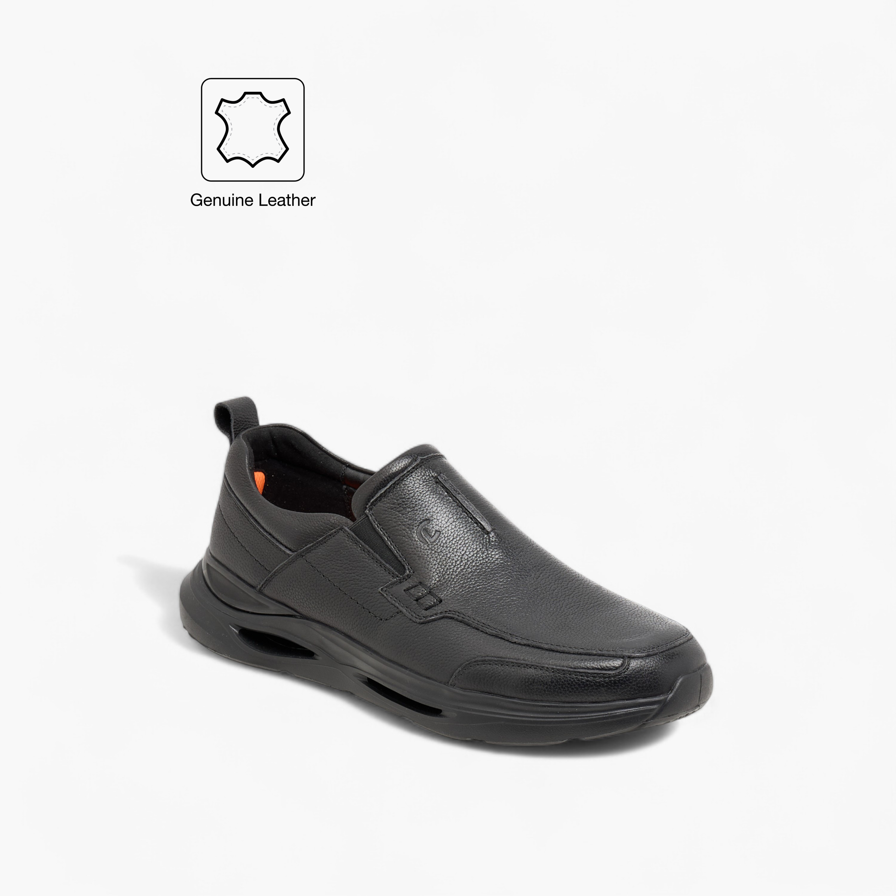 Le Confort Leather Pull Tab Detail Slip-On Loafers-men-shoes-loafersandmoccasins-image-2