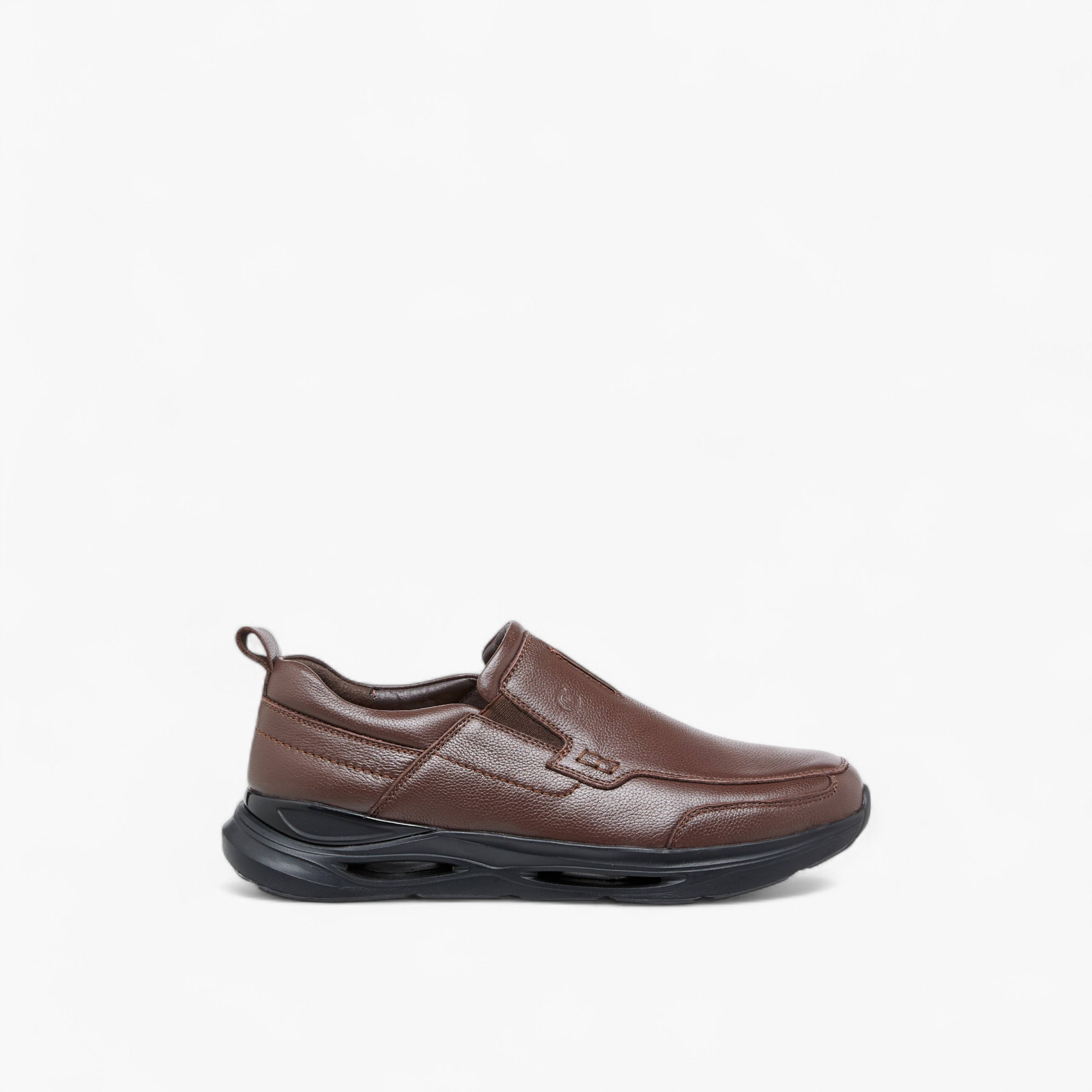 Le Confort Leather Pull Tab Detail Slip-On Loafers-men-shoes-loafersandmoccasins-image-3