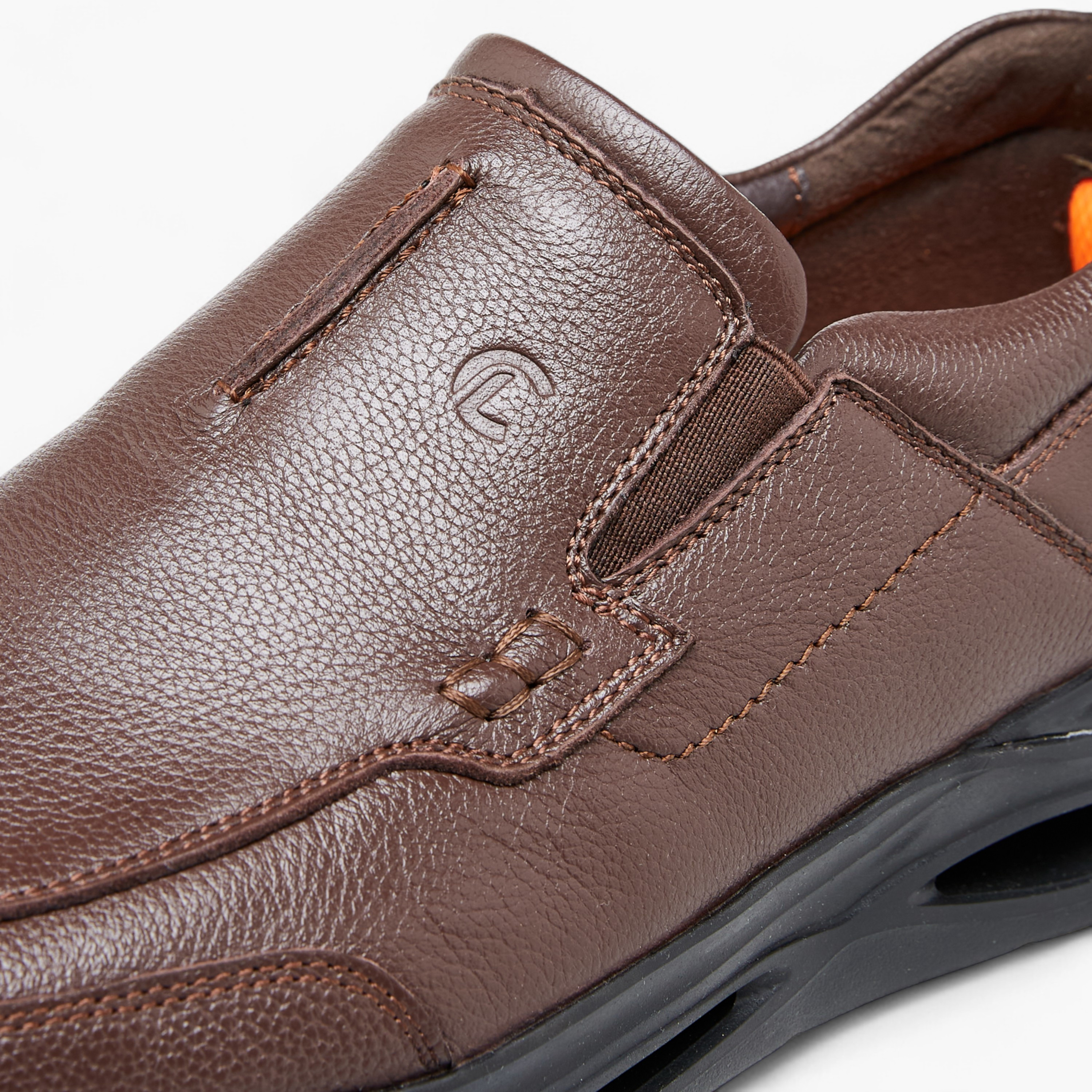 Le Confort Leather Pull Tab Detail Slip-On Loafers-men-shoes-loafersandmoccasins-image-4
