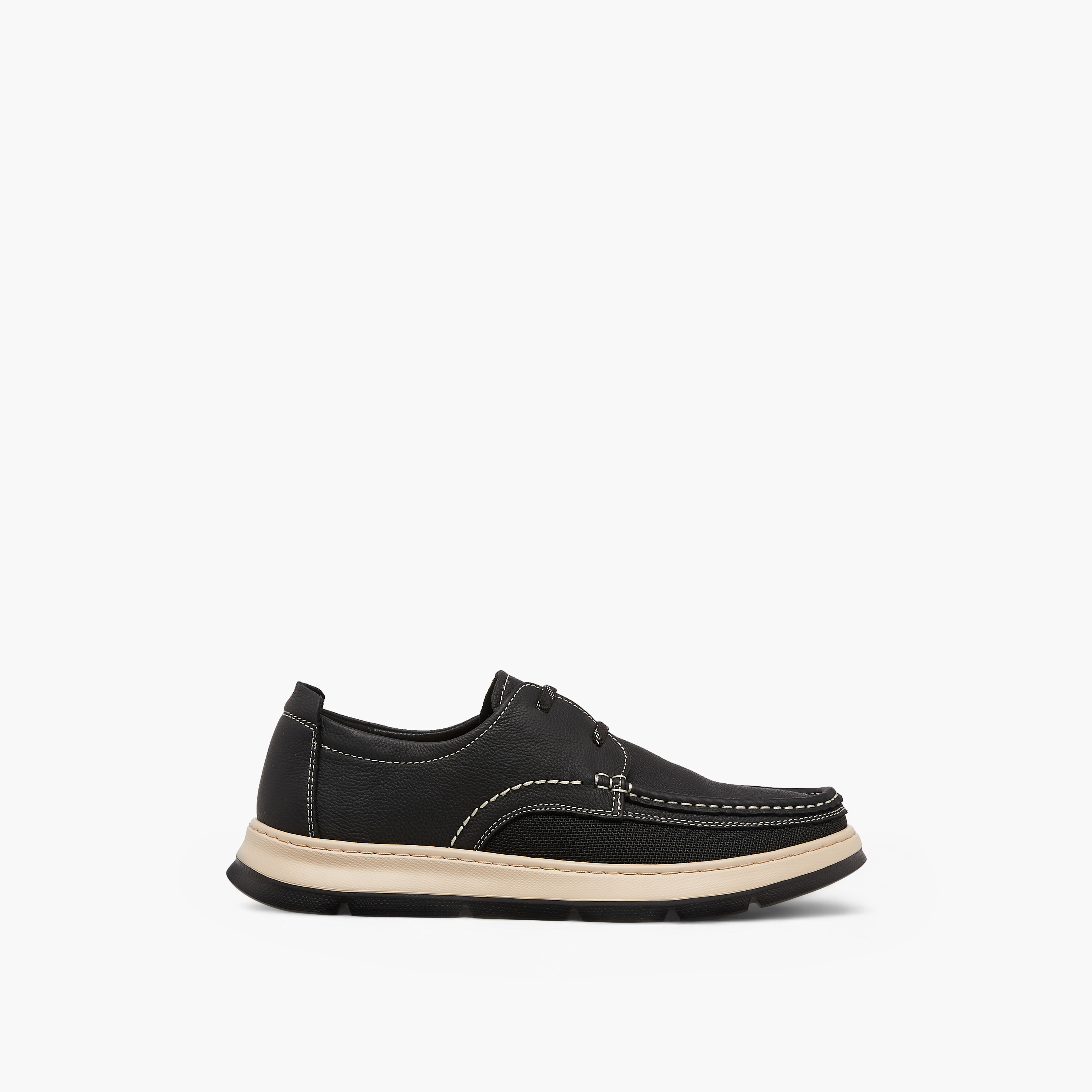 Le Confort Leather Solid Slip-On Sneakers-men-shoes-sneakers-image-3