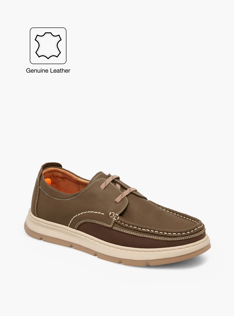 Le Confort Leather Solid Slip-On Sneakers-men-shoes-sneakers-image-2