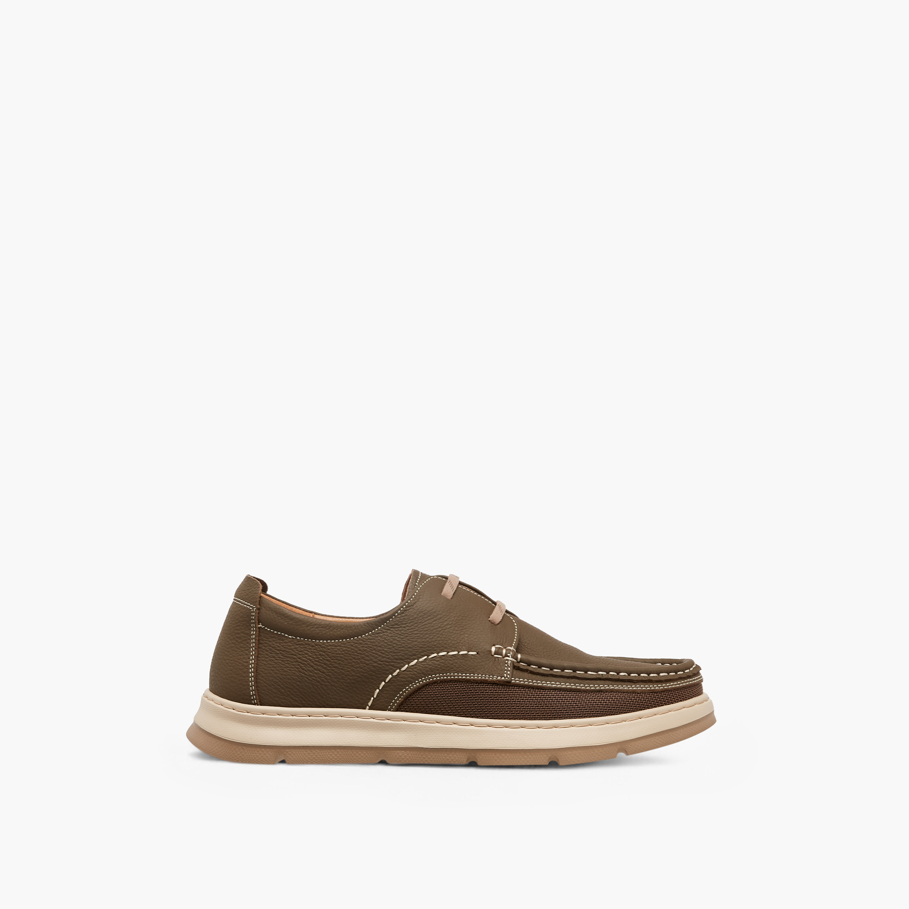 حذاء سنيكرز جلد سادة سهل الارتداء من لو كونفورت -men-shoes-sneakers-image-3