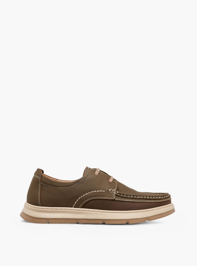Le Confort Leather Solid Slip-On Sneakers-men-shoes-sneakers-image-3