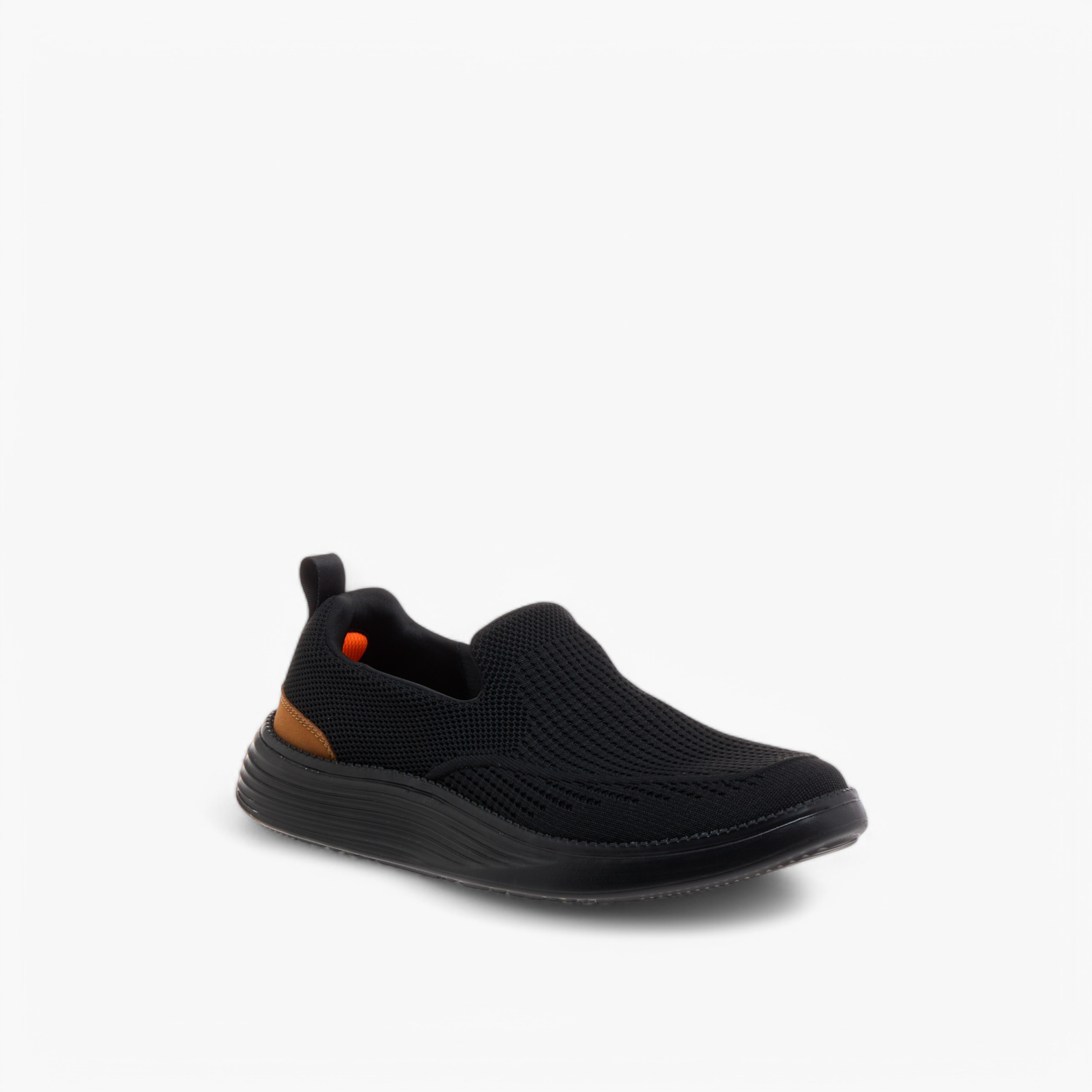 Le Confort Textured Slip-on Loafers with Pull Tab-men-shoes-loafersandmoccasins-image-3