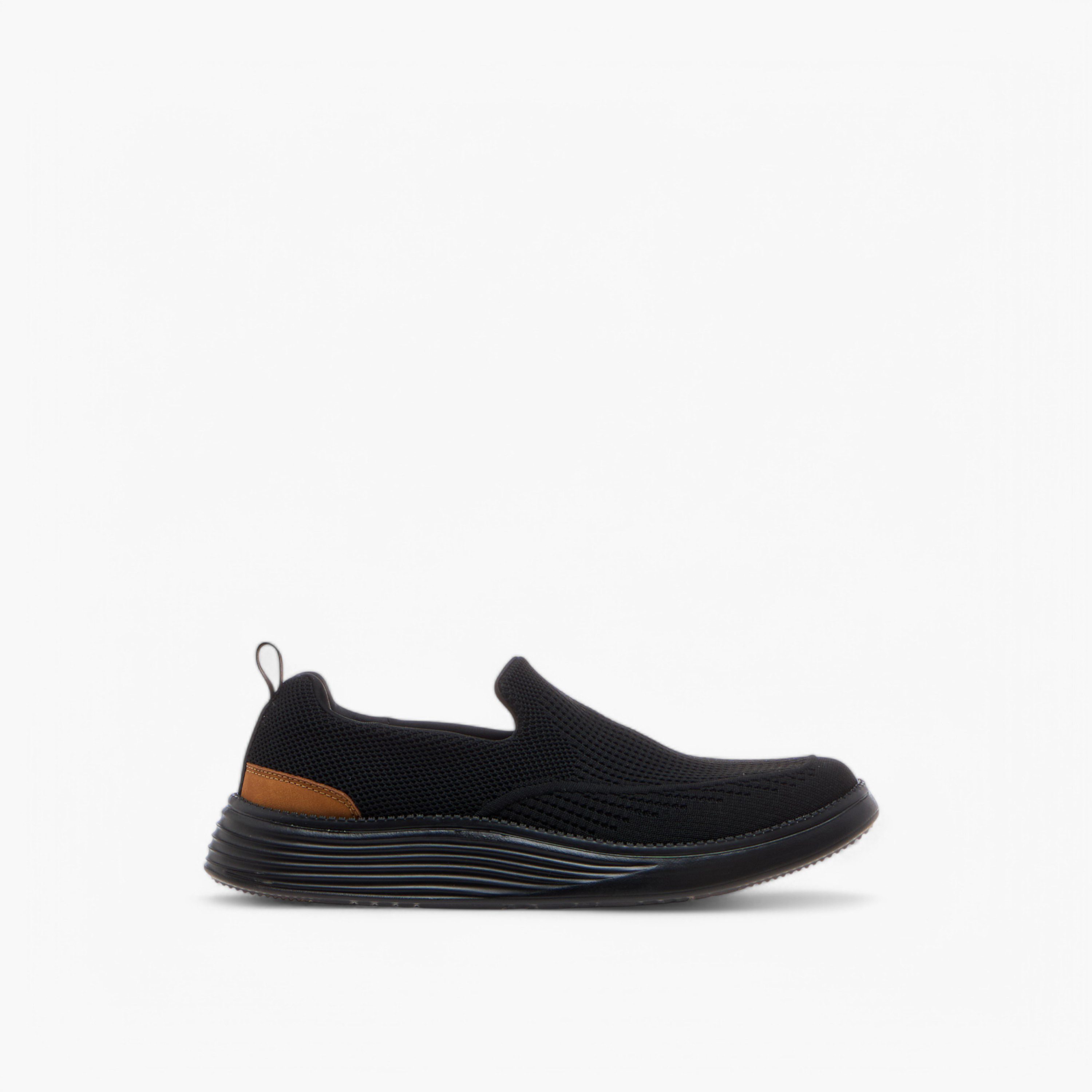 Le Confort Textured Slip-on Loafers with Pull Tab-men-shoes-loafersandmoccasins-image-4