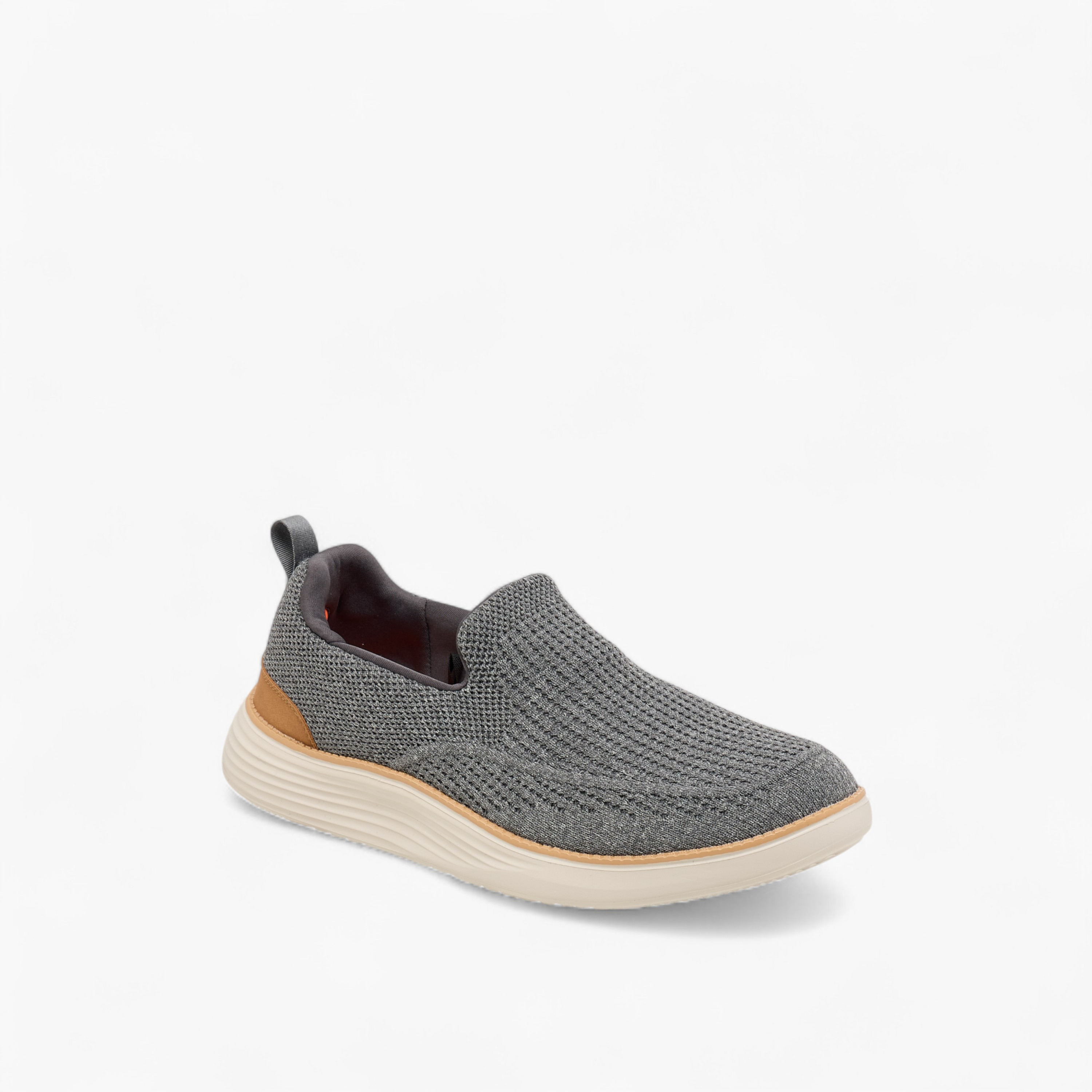 حذاء سهل الارتداء بارز الملمس بلسان سحب من لو كونفورت-men-shoes-loafersandmoccasins-image-2