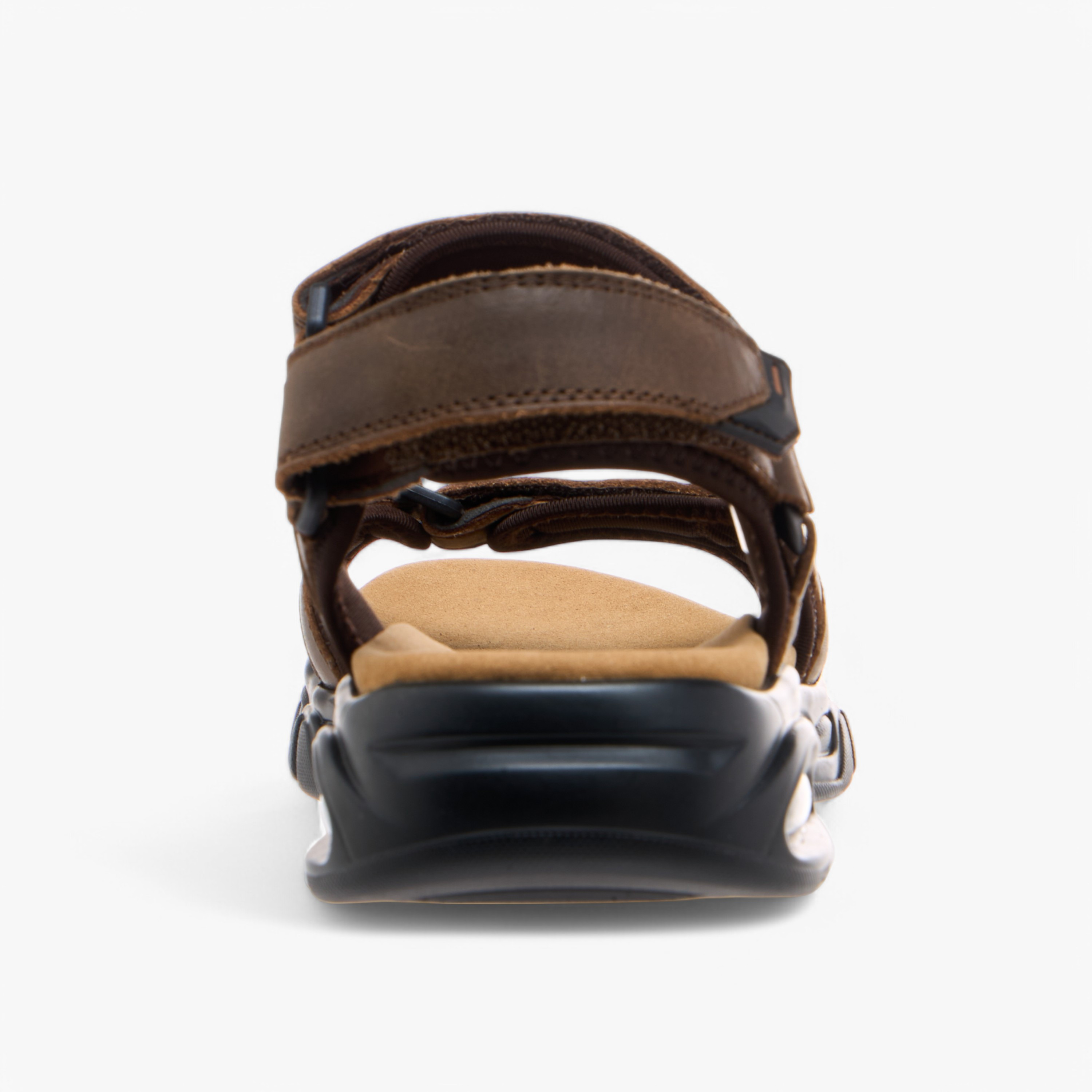 صندل متعدد الأحزمة مريح بشريط إغلاق لاصق وتفاصيل غرز من لو كونفورت-men-shoes-sandals-image-5