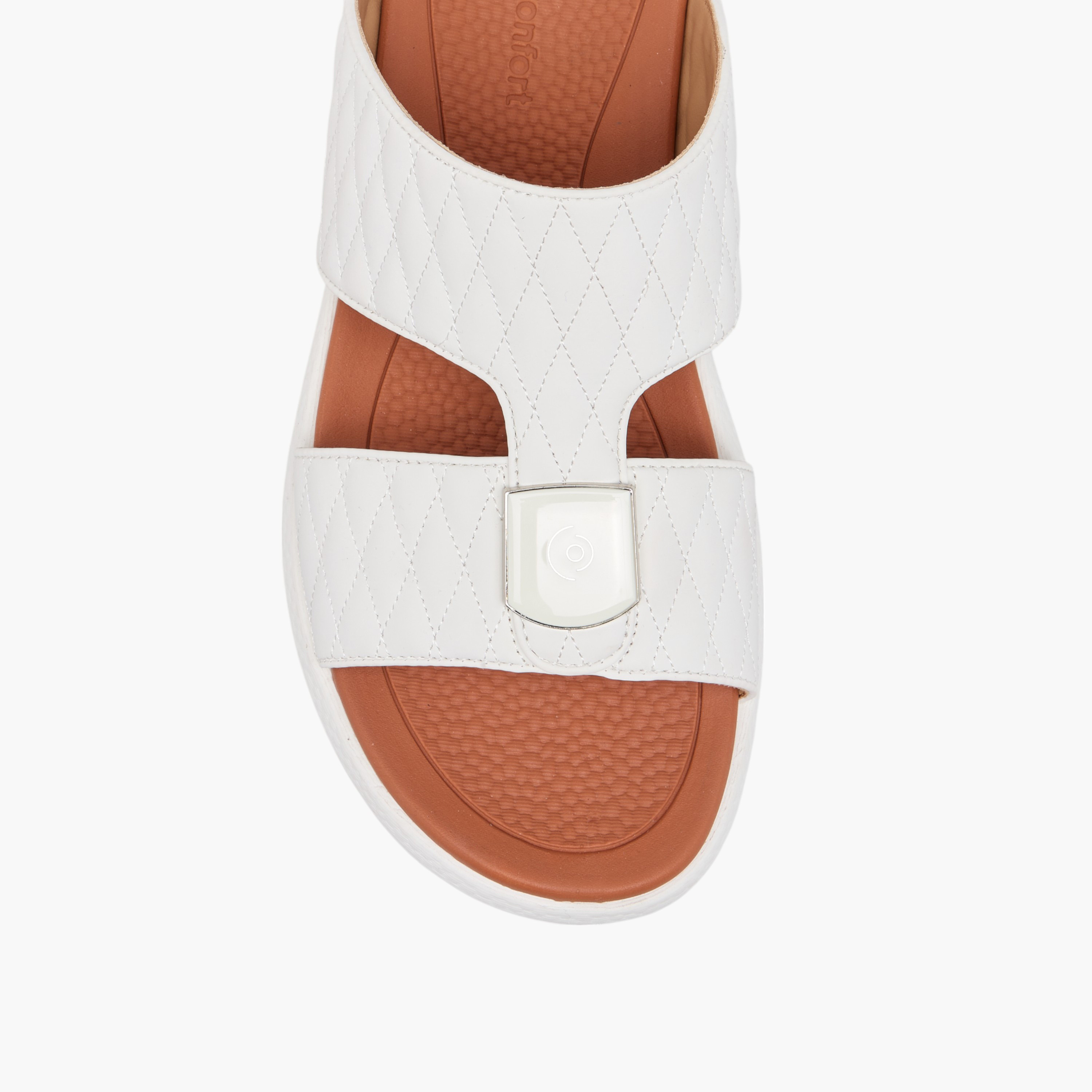 صندل مريح سهل الارتداء بزينة معدنية من لو كونفورت-men-shoes-sandals-image-3
