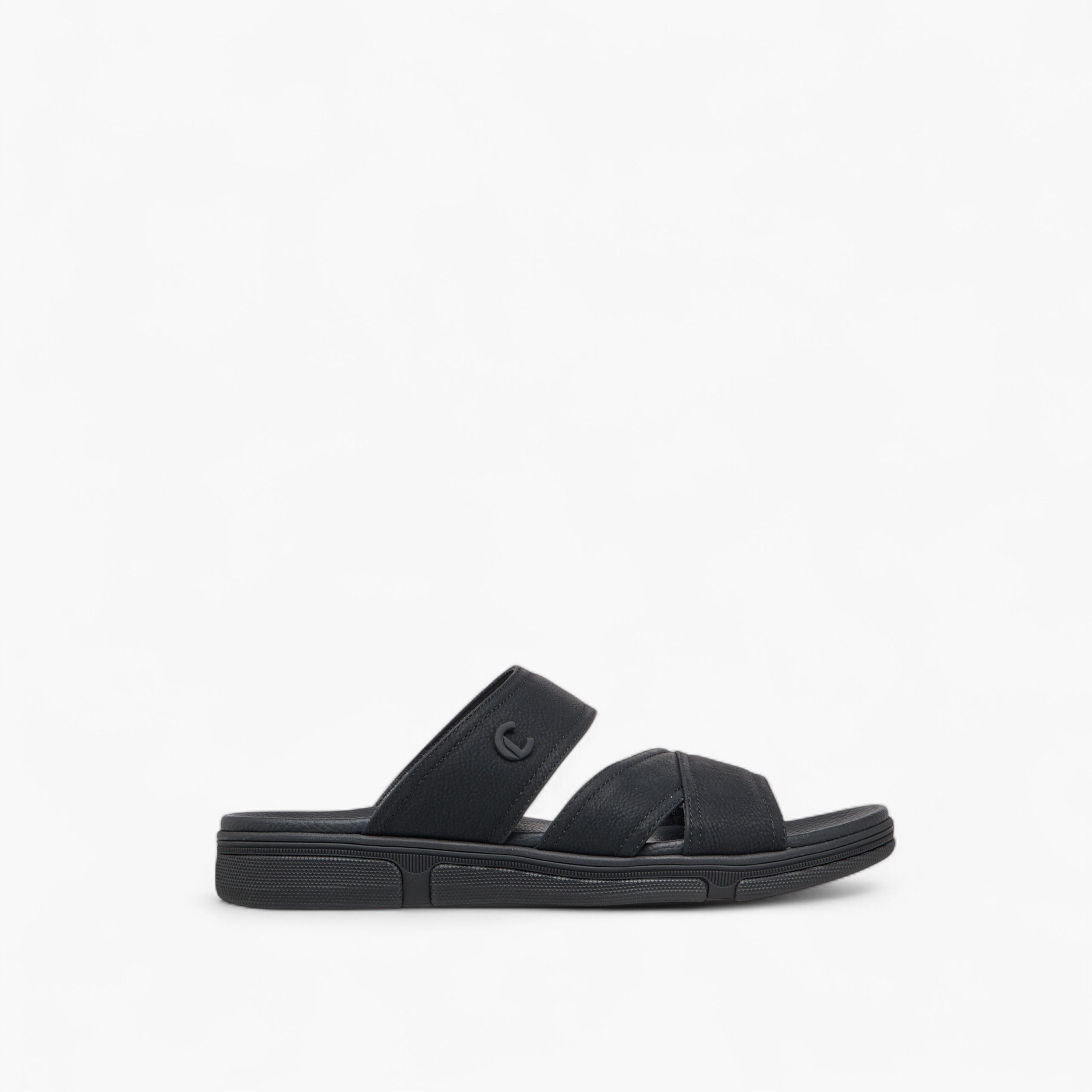 Le Confort Textured Slip-On Comfort Sandals-men-shoes-sandals-image-3