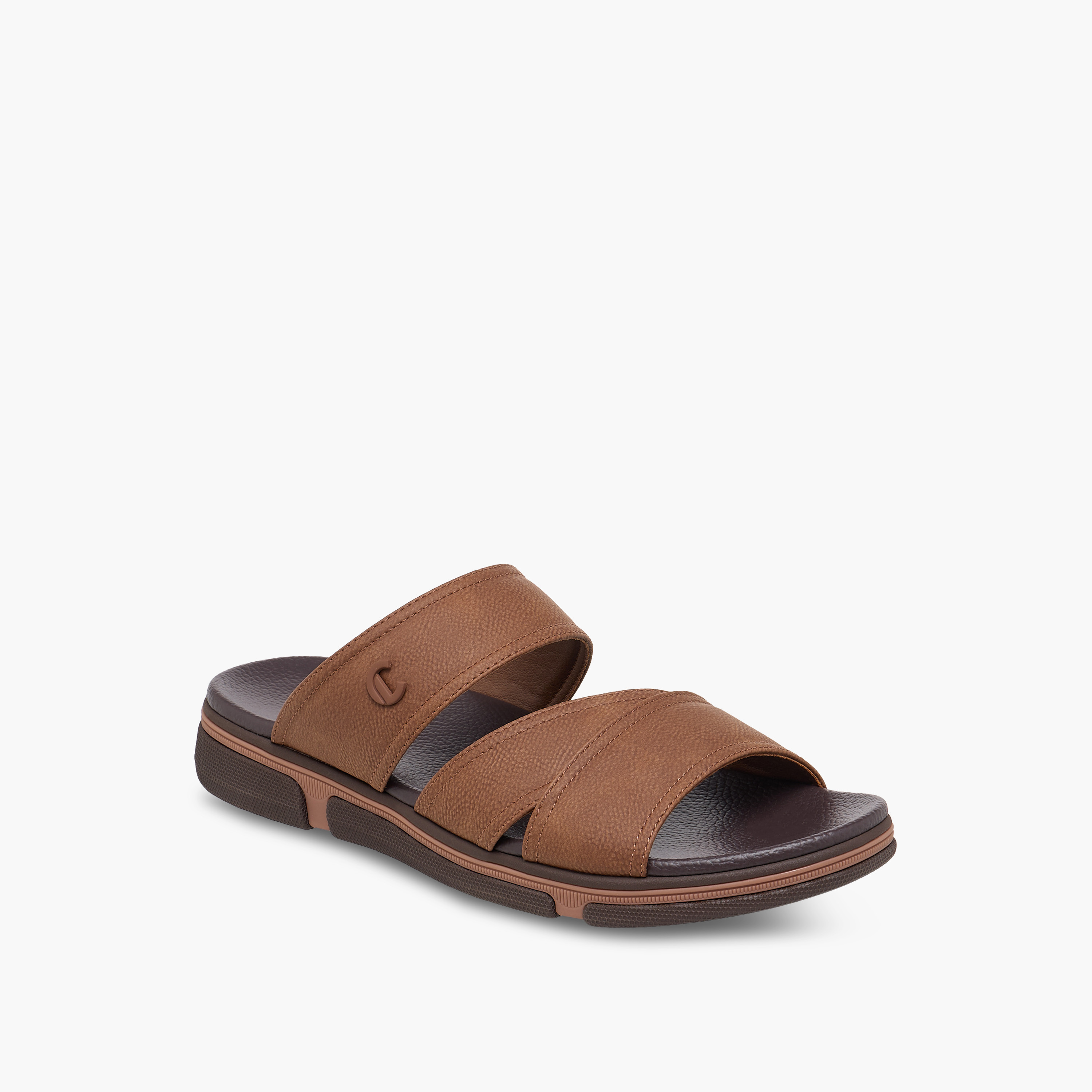 Le Confort Textured Slip-On Comfort Sandals-men-shoes-sandals-image-2