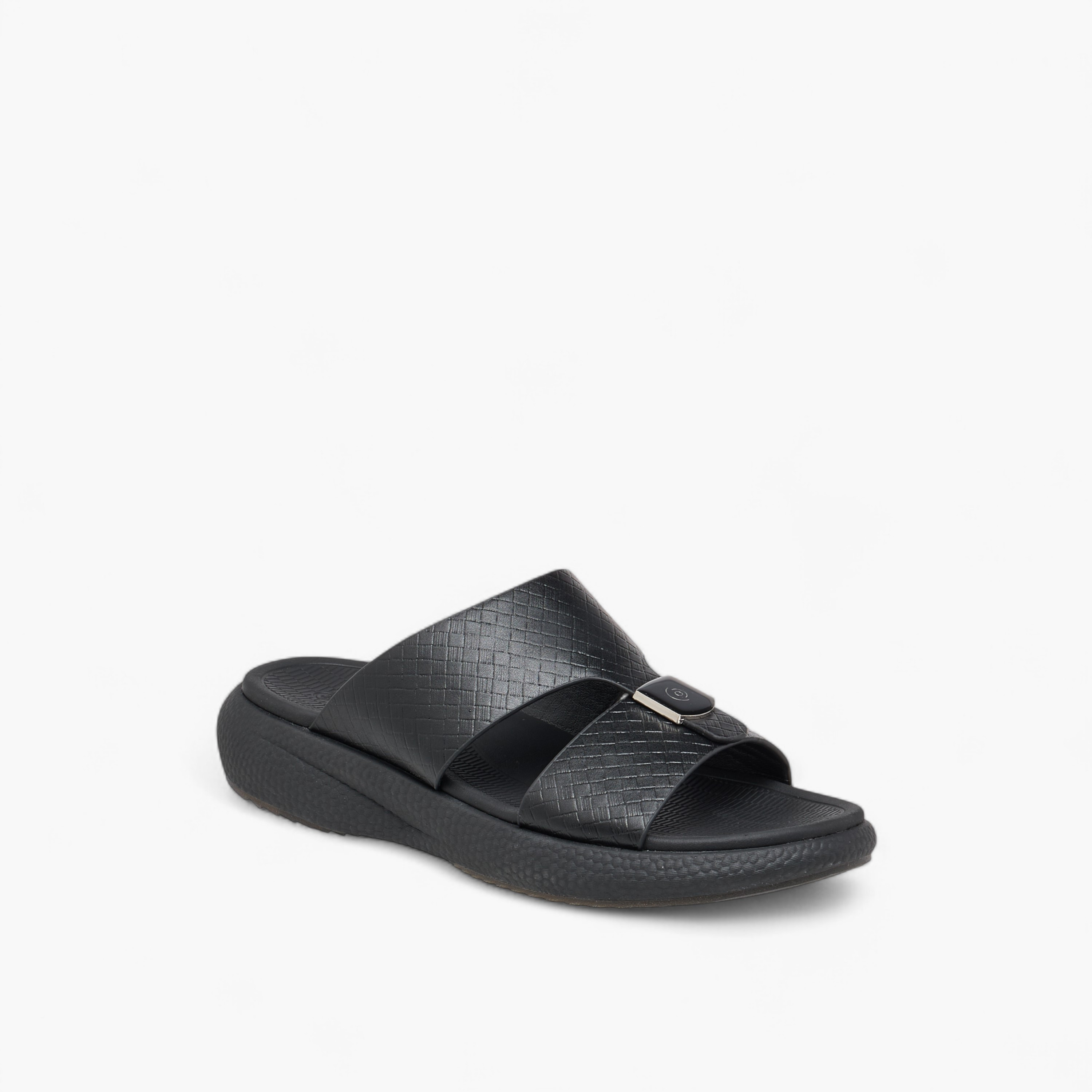 Le Confort Textured Slip-On Comfort Sandals-men-shoes-sandals-image-2