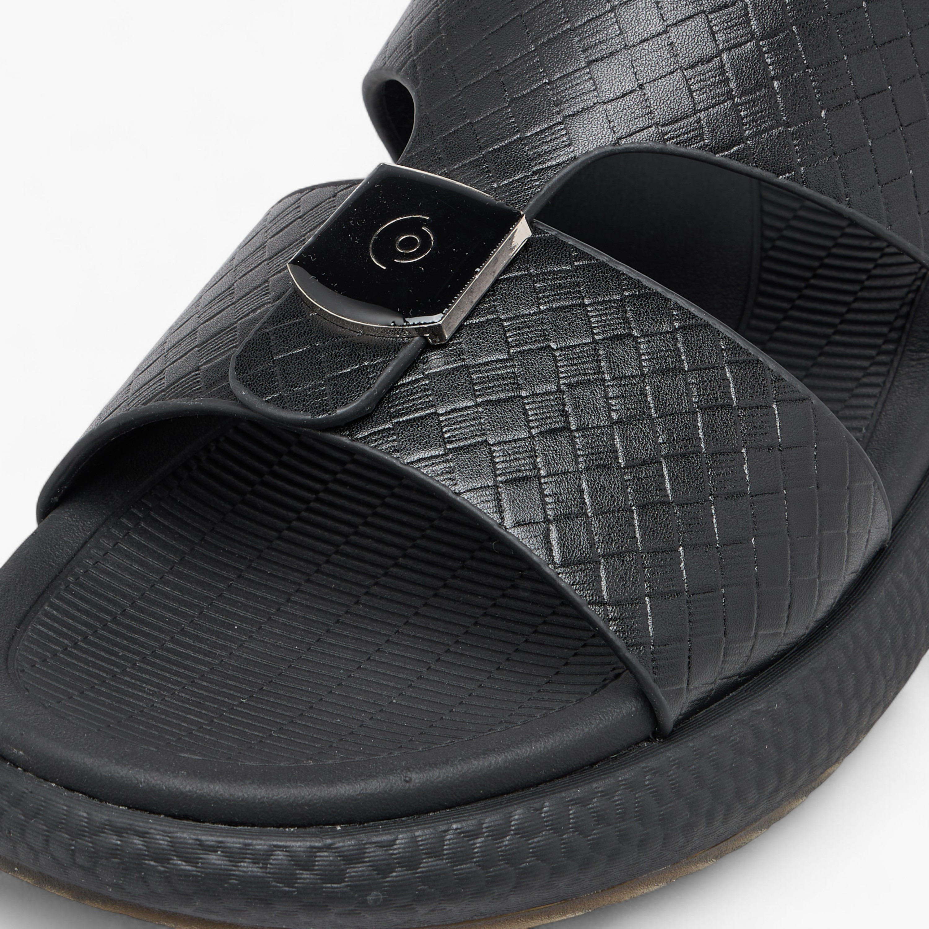 Le Confort Textured Slip-On Comfort Sandals-men-shoes-sandals-image-4